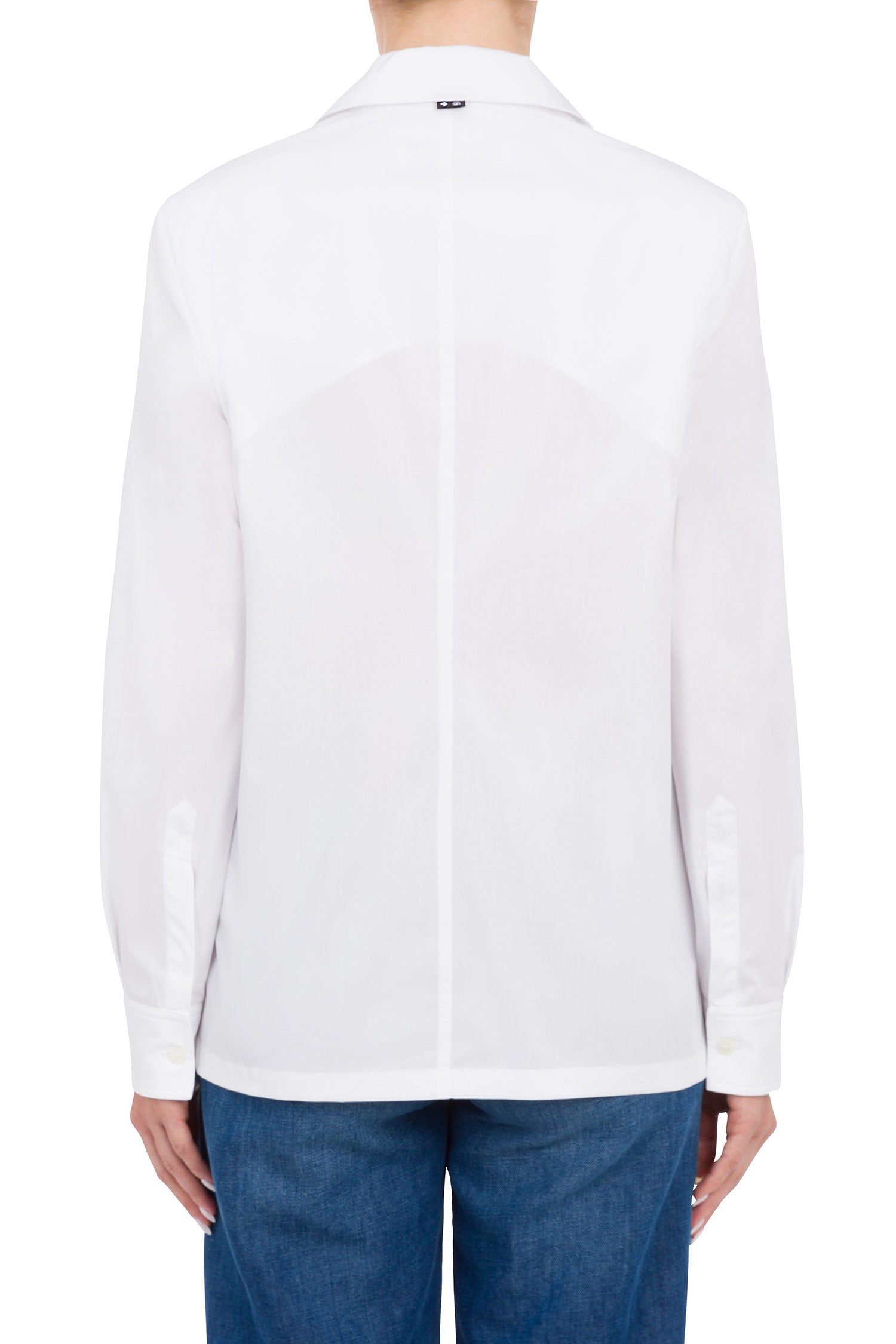 Argia pajama shirt in white poplin