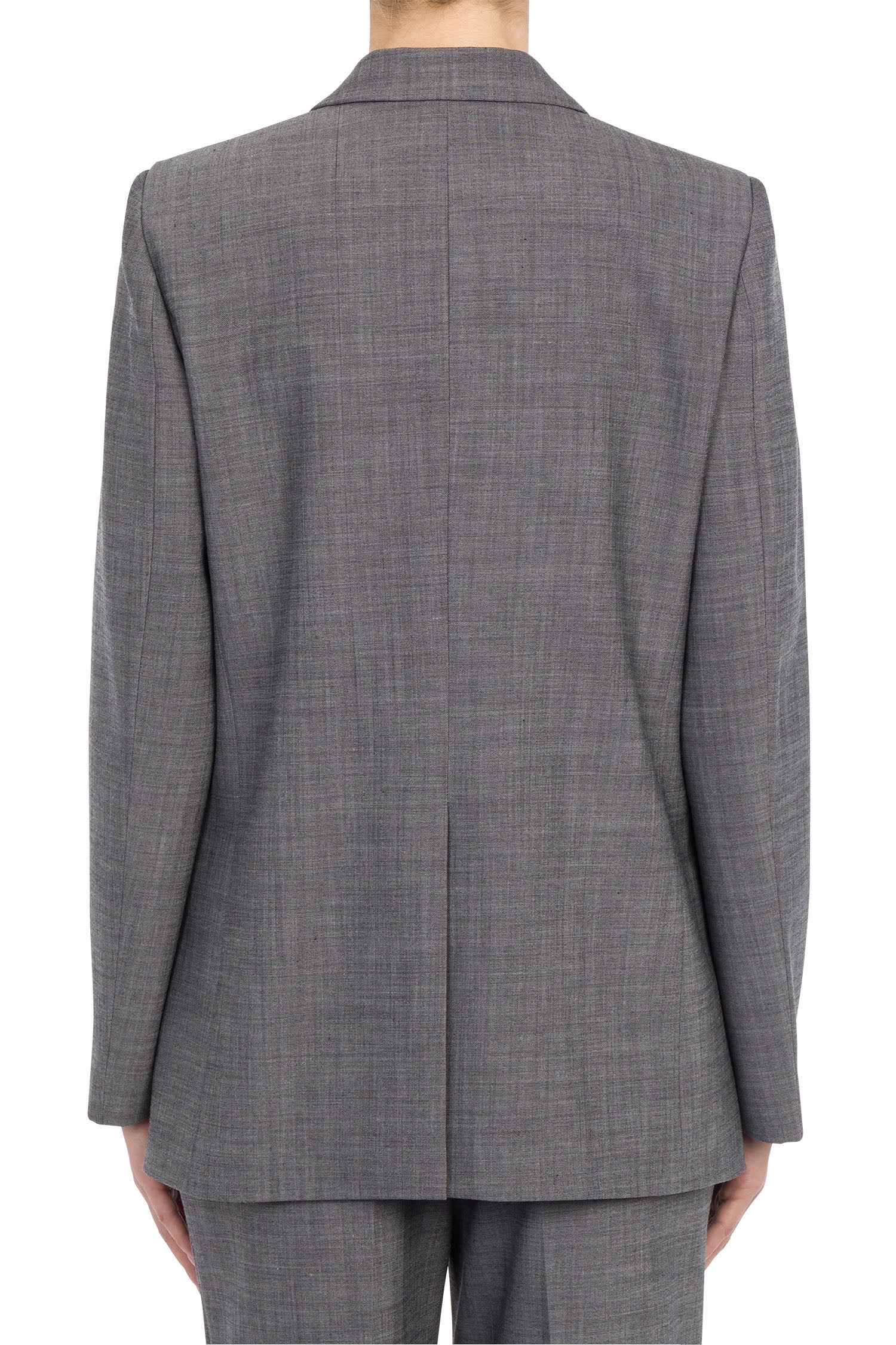 Ari double-breasted blazer in grisaille