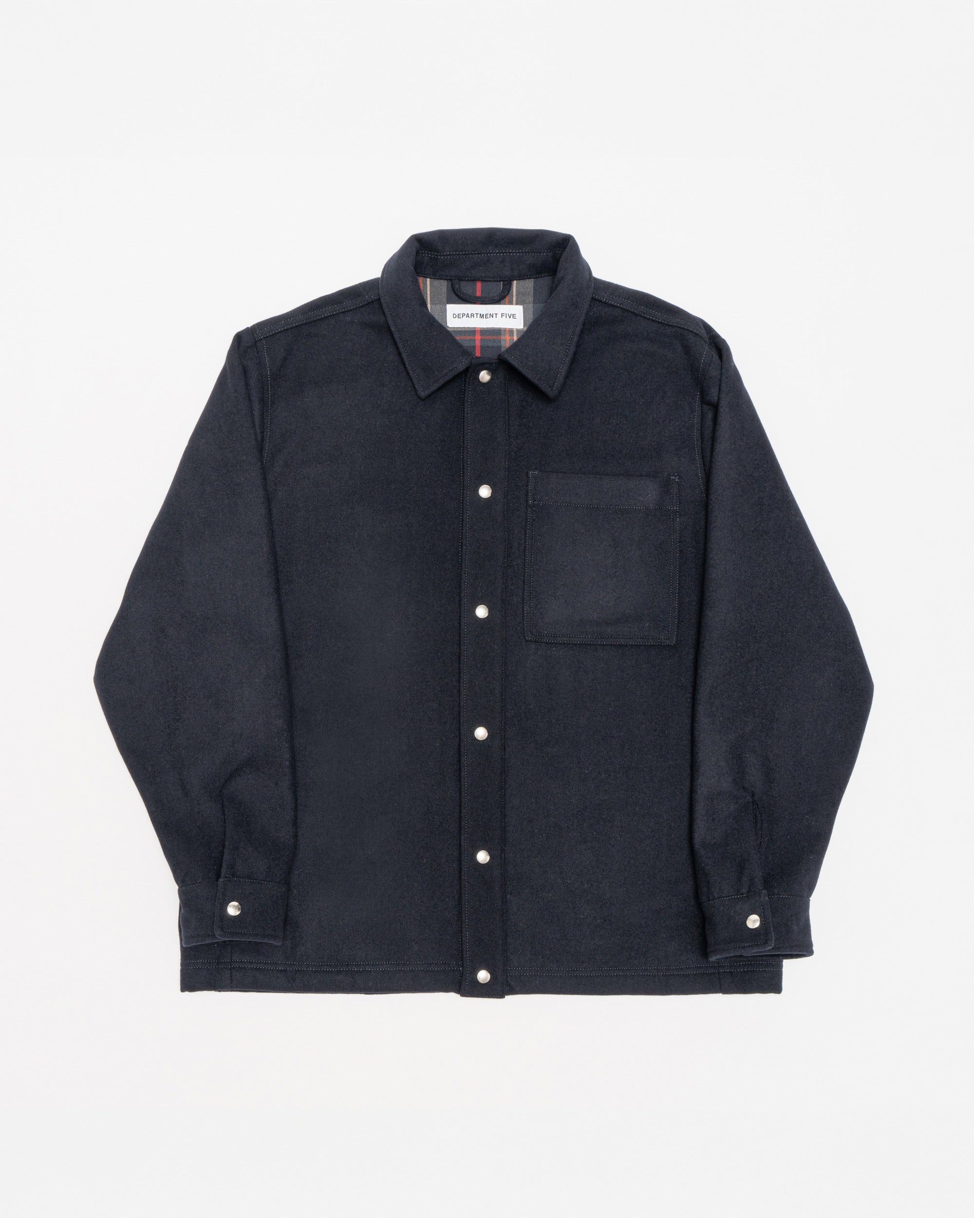 Aviv giacca camicia oversize in panno