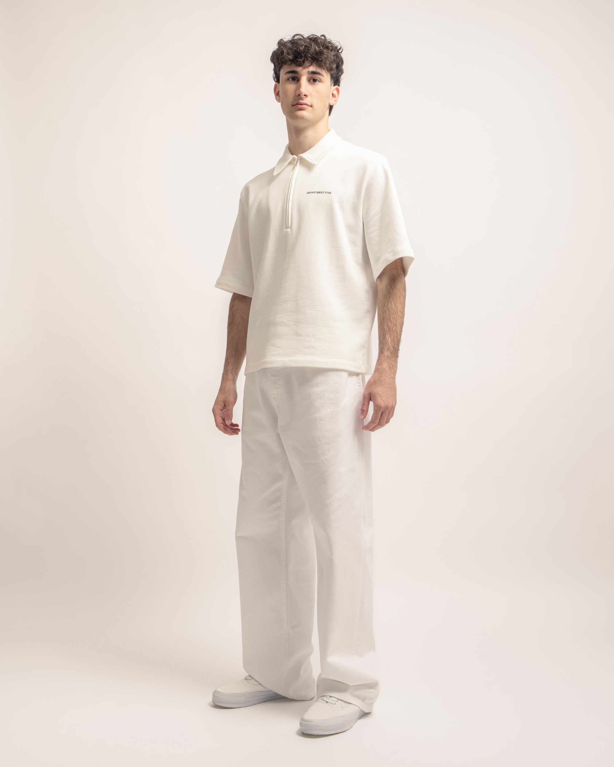 Ayers felpa polo oversize in jersey