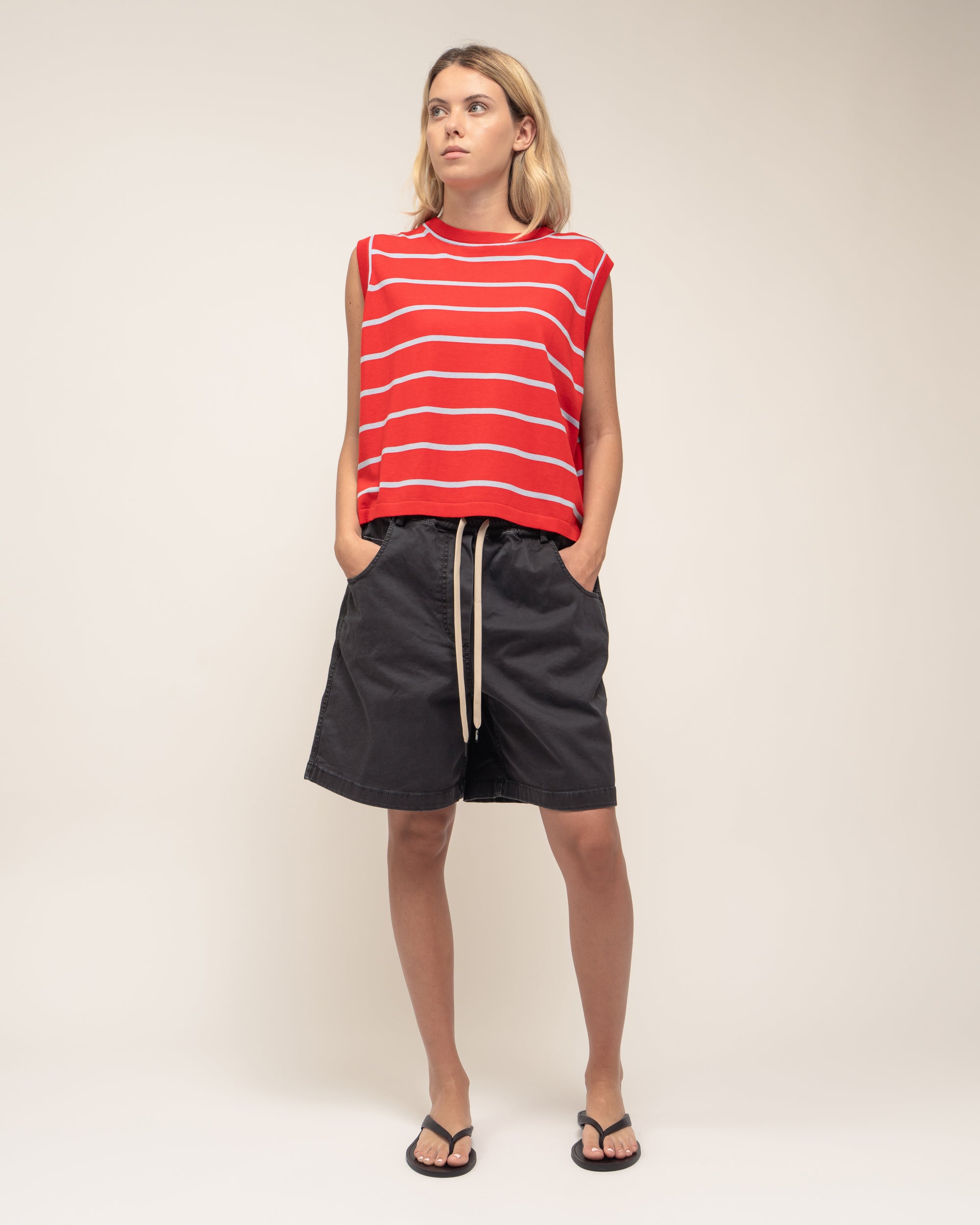 Boogi maglia gilet a righe