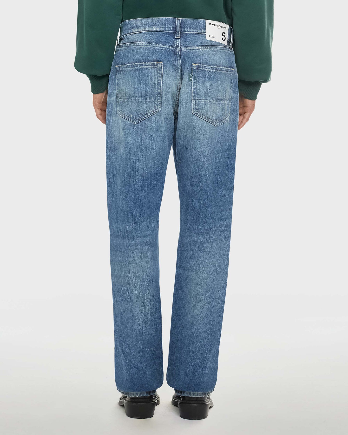 Bowl jeans relaxed in denim fermo