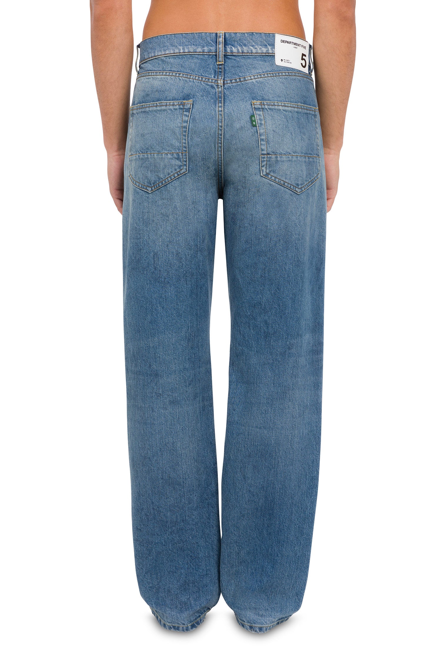 Bowl jeans relaxed in denim fermo