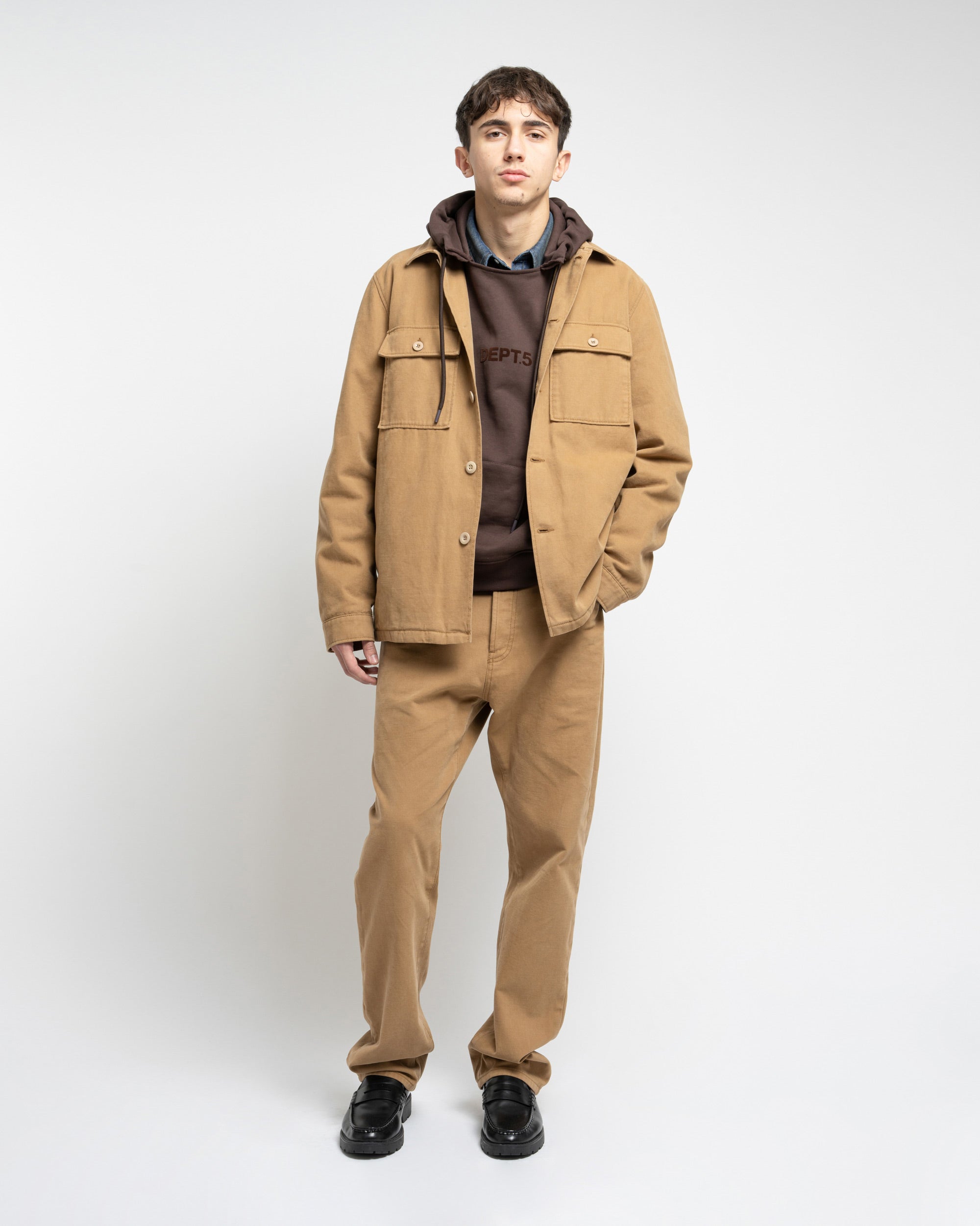 Bowl jeans relaxed fit in gabardina