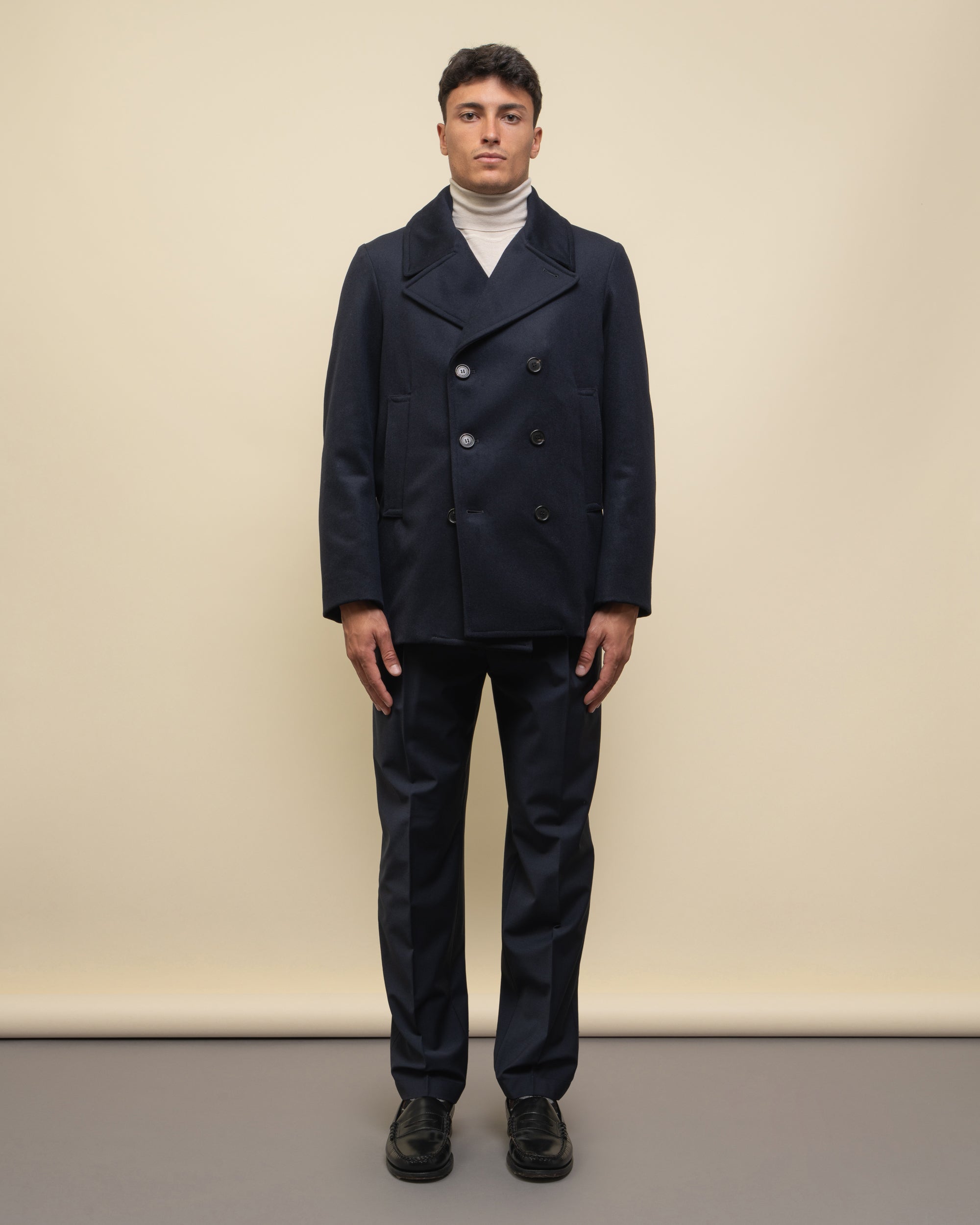 Brighton peacoat in panno