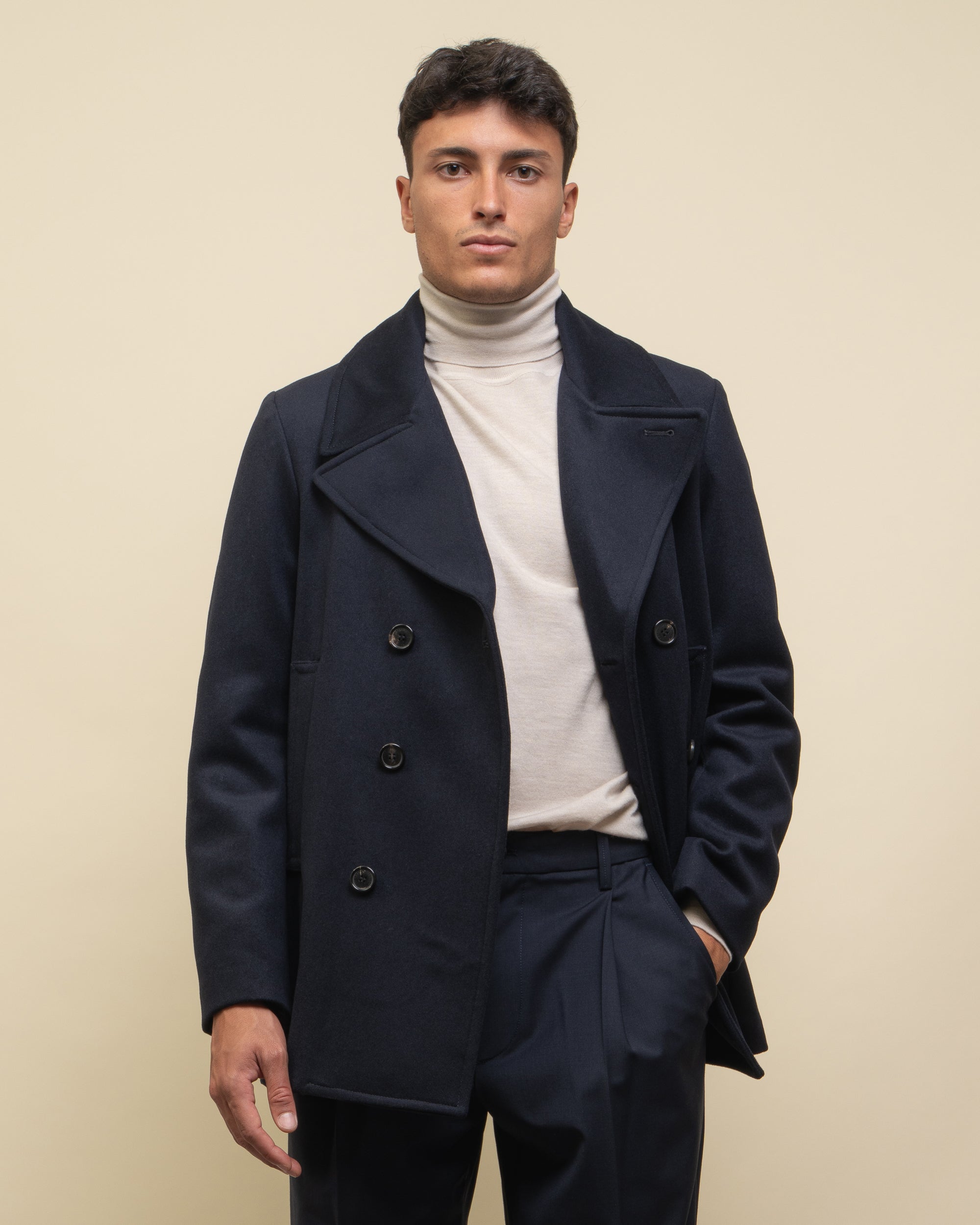 Brighton peacoat in panno
