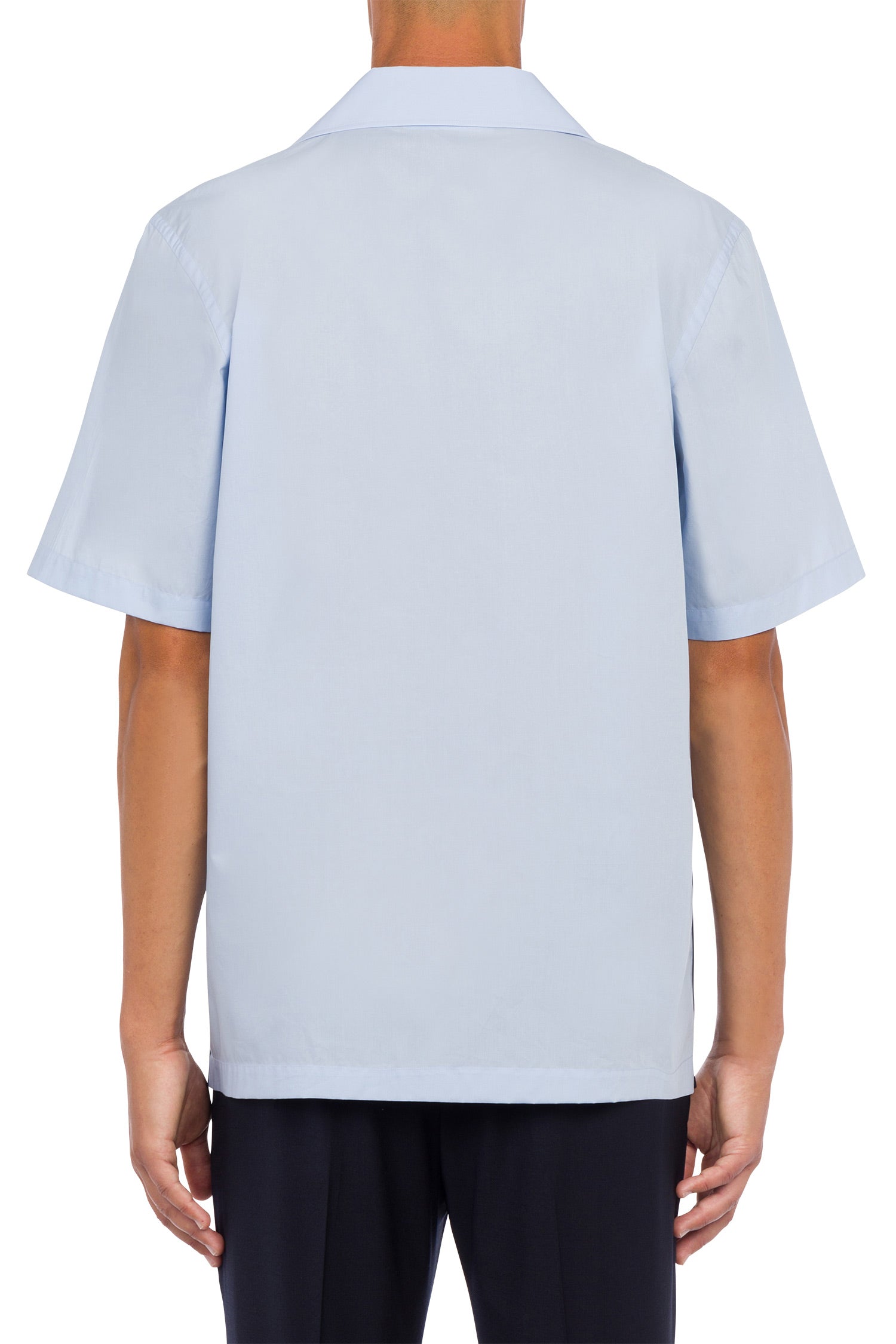 Cape blue bowling shirt