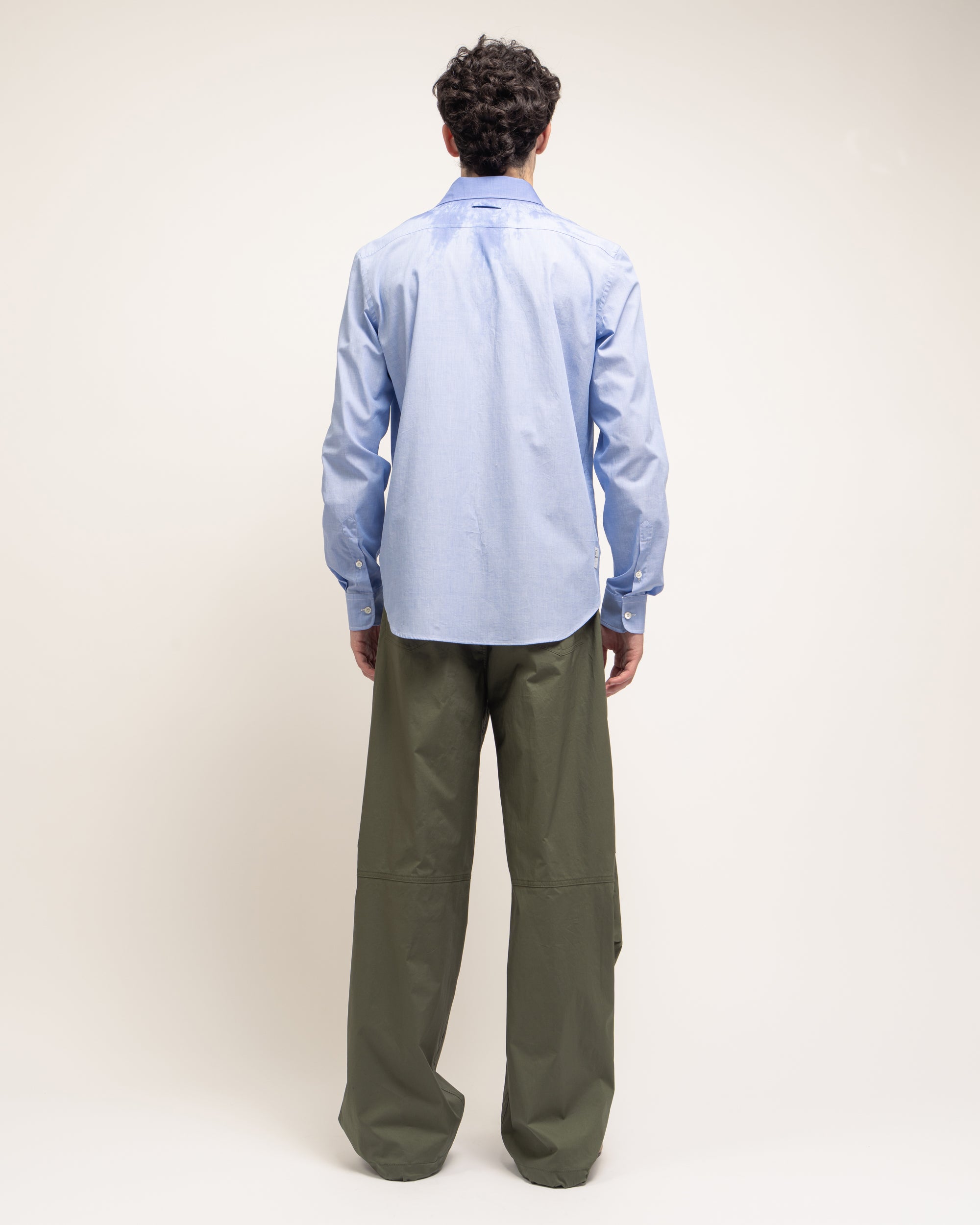 Chat-C camicia regular in fil a fil