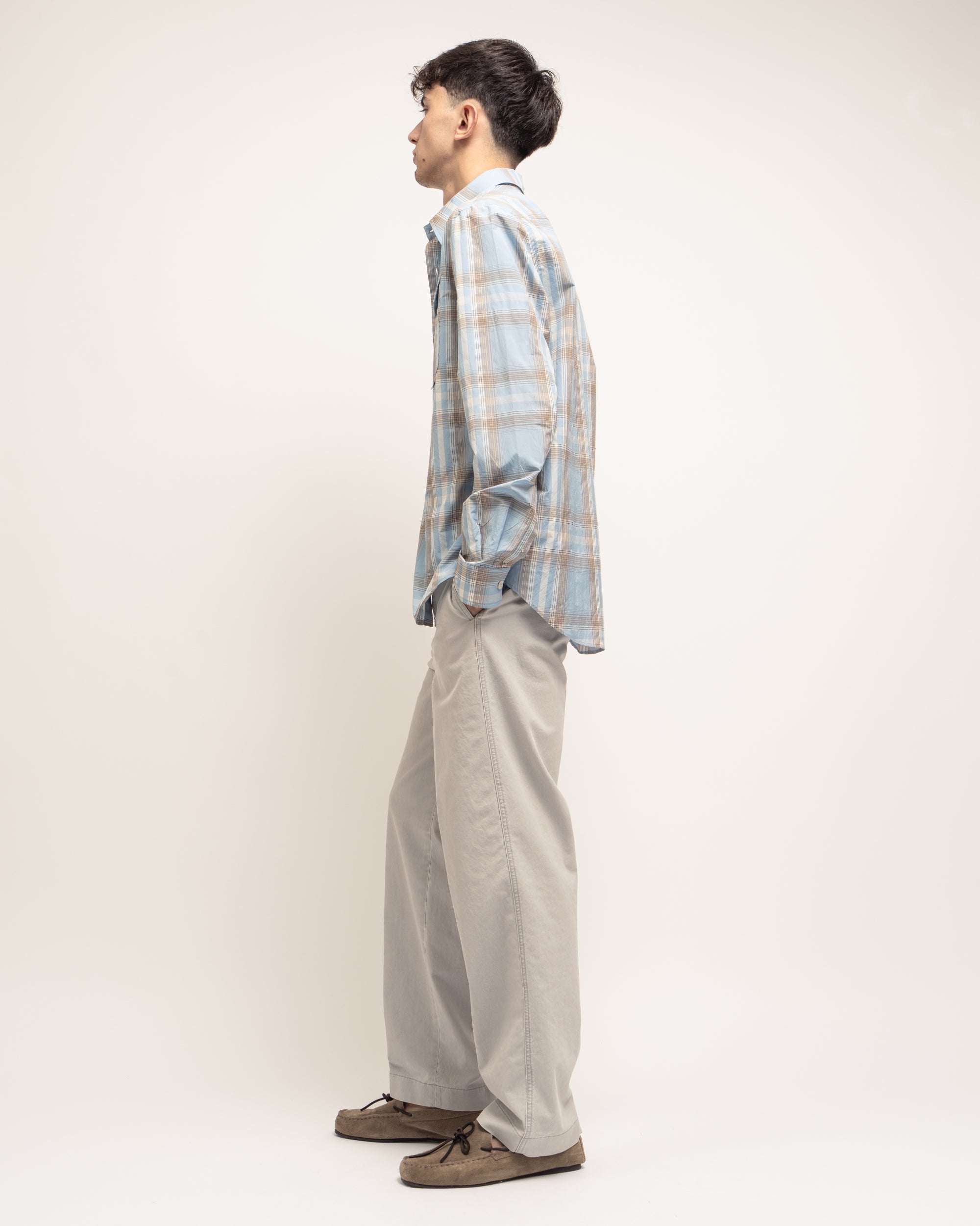 Chat-C camicia regular in tartan