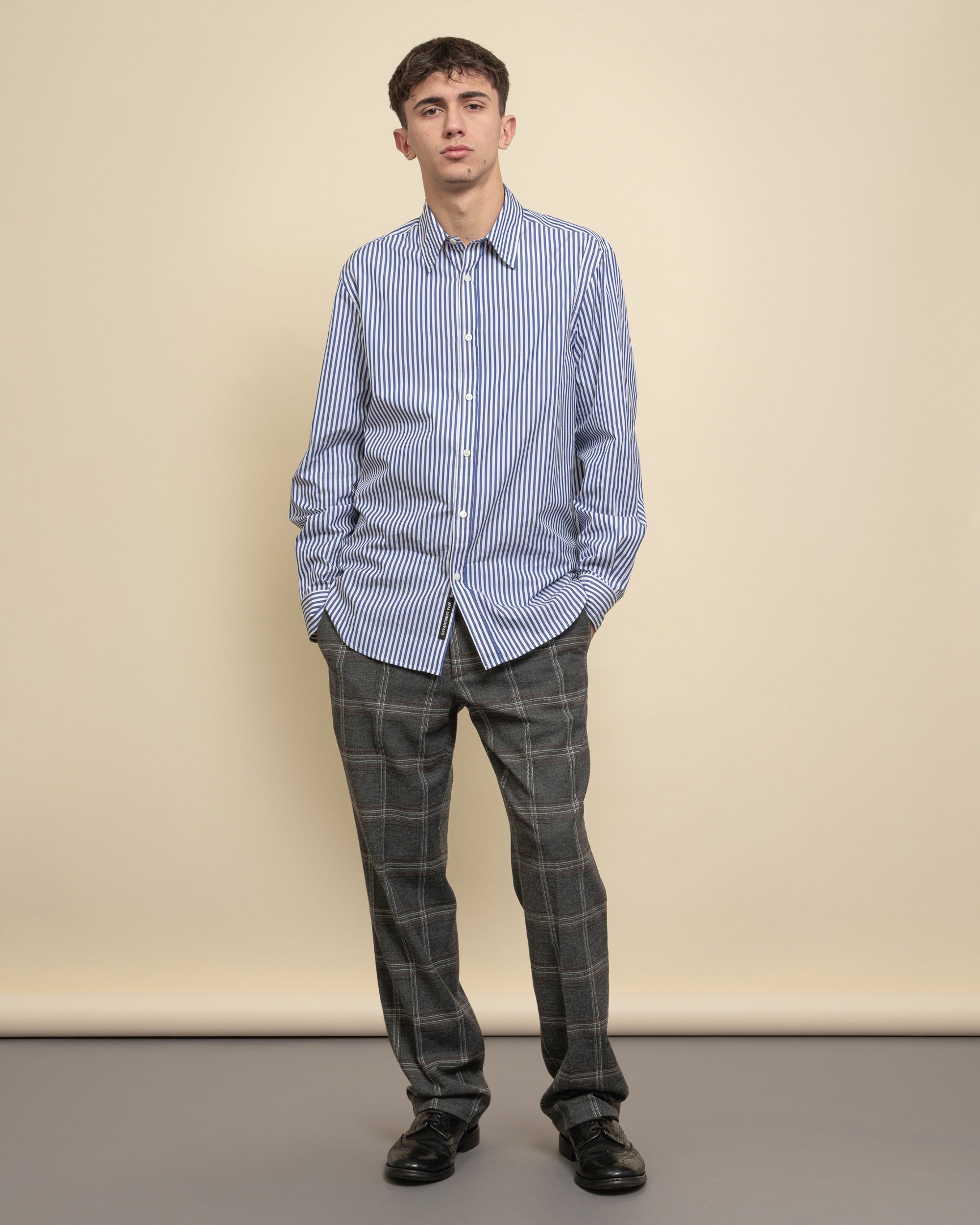 Chat camicia in popeline bastoncino