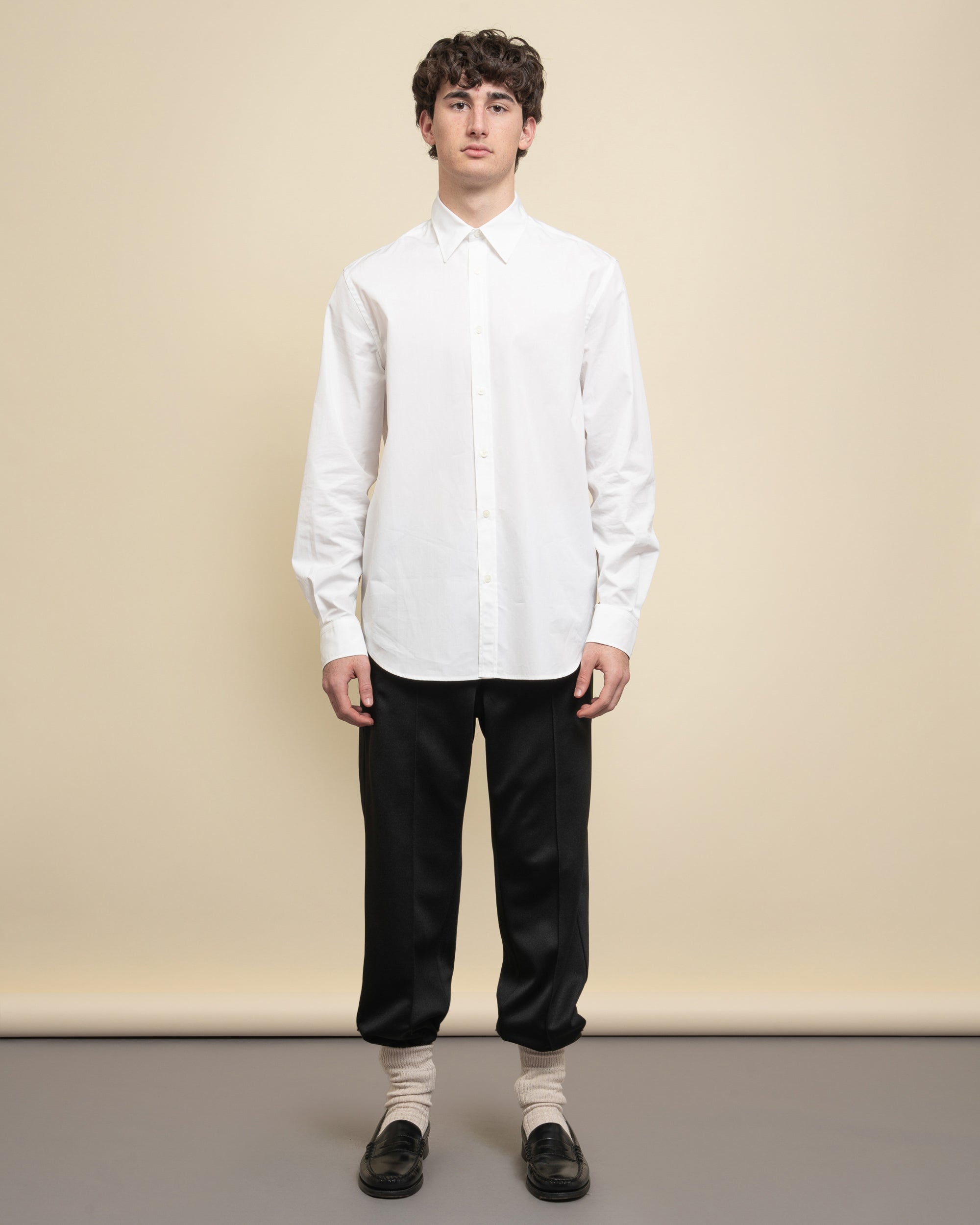 Chat camicia in popeline