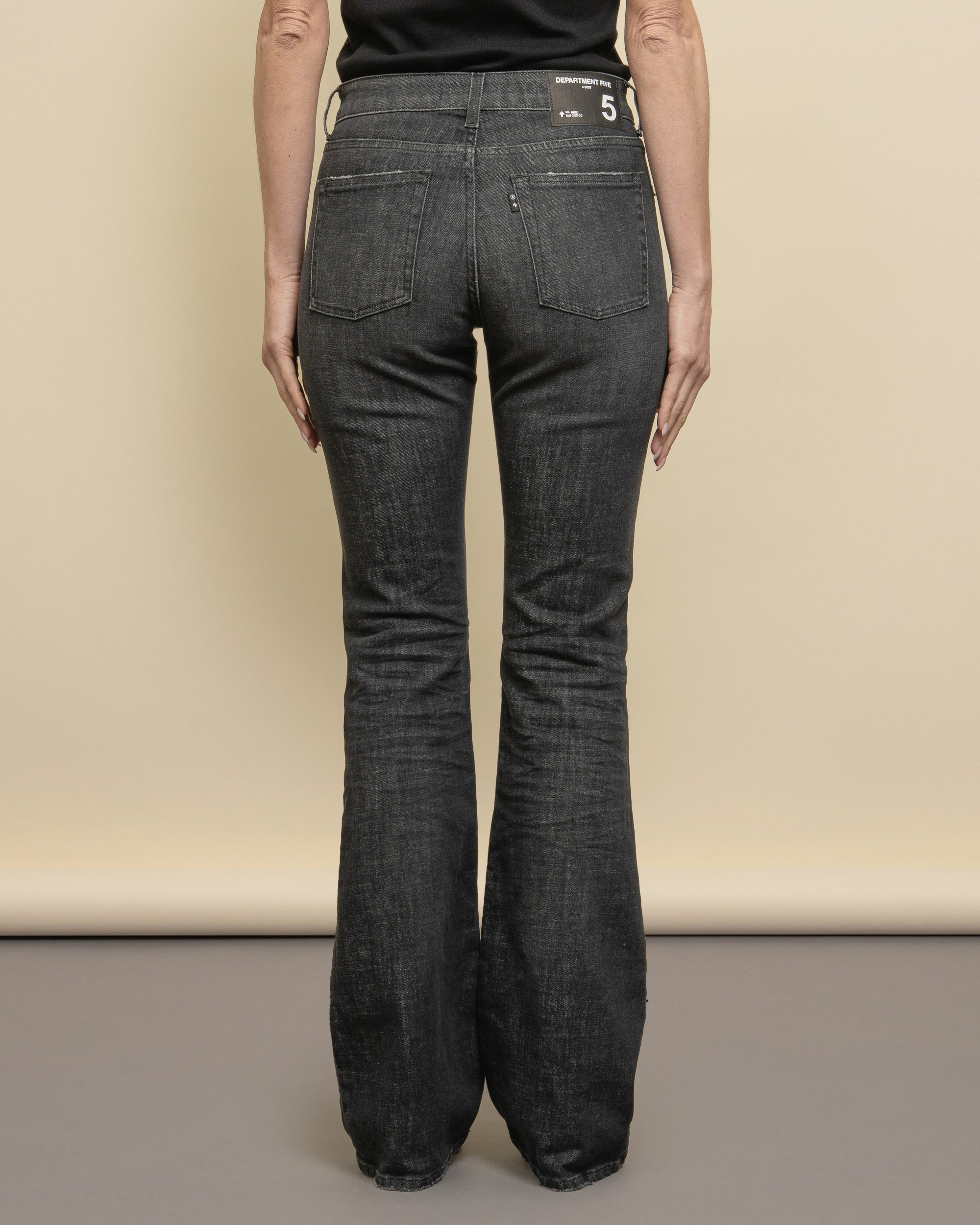 Cliff bootcut jeans in stretch denim