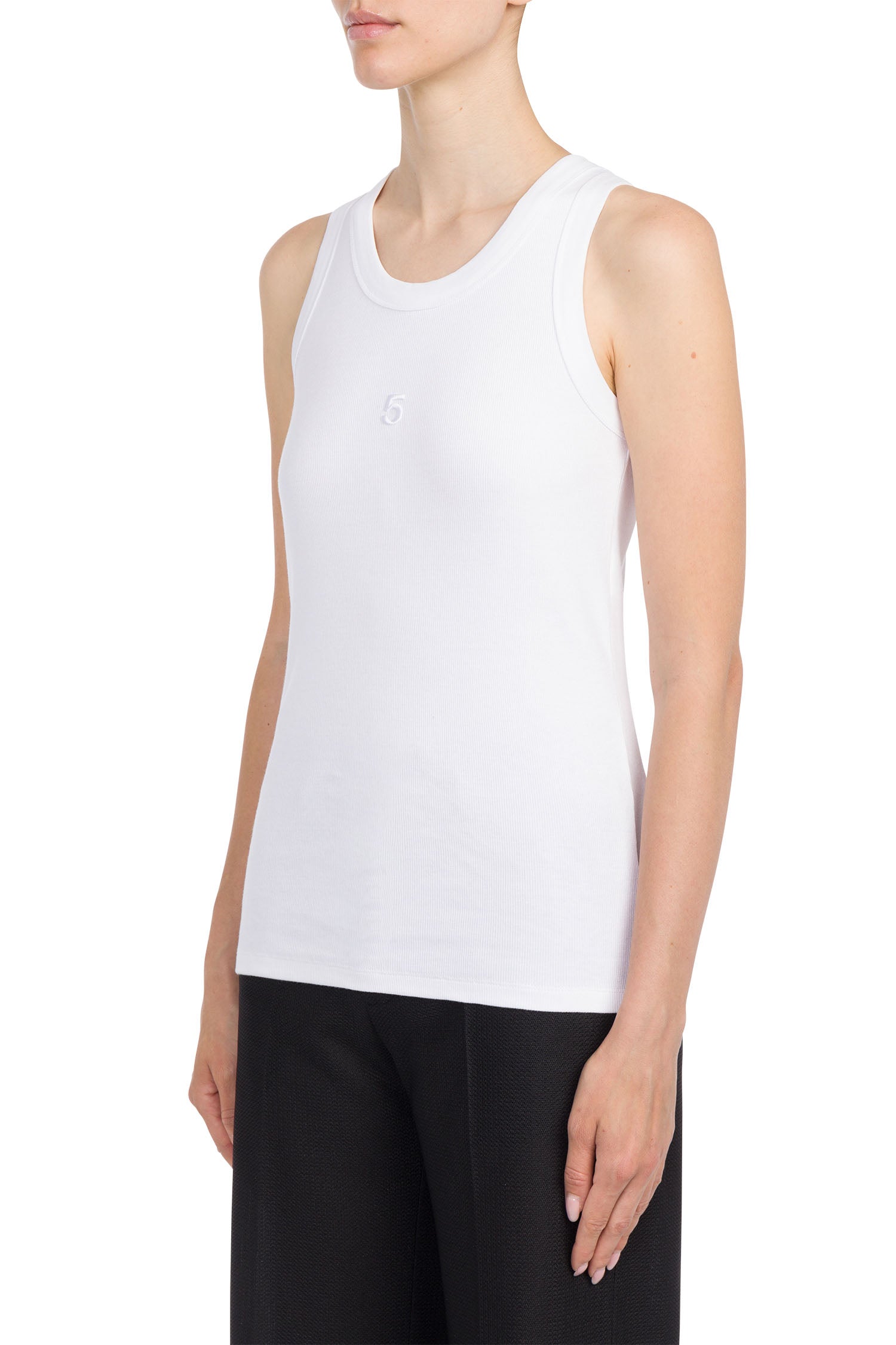 Costy tank top in ribbed cotton