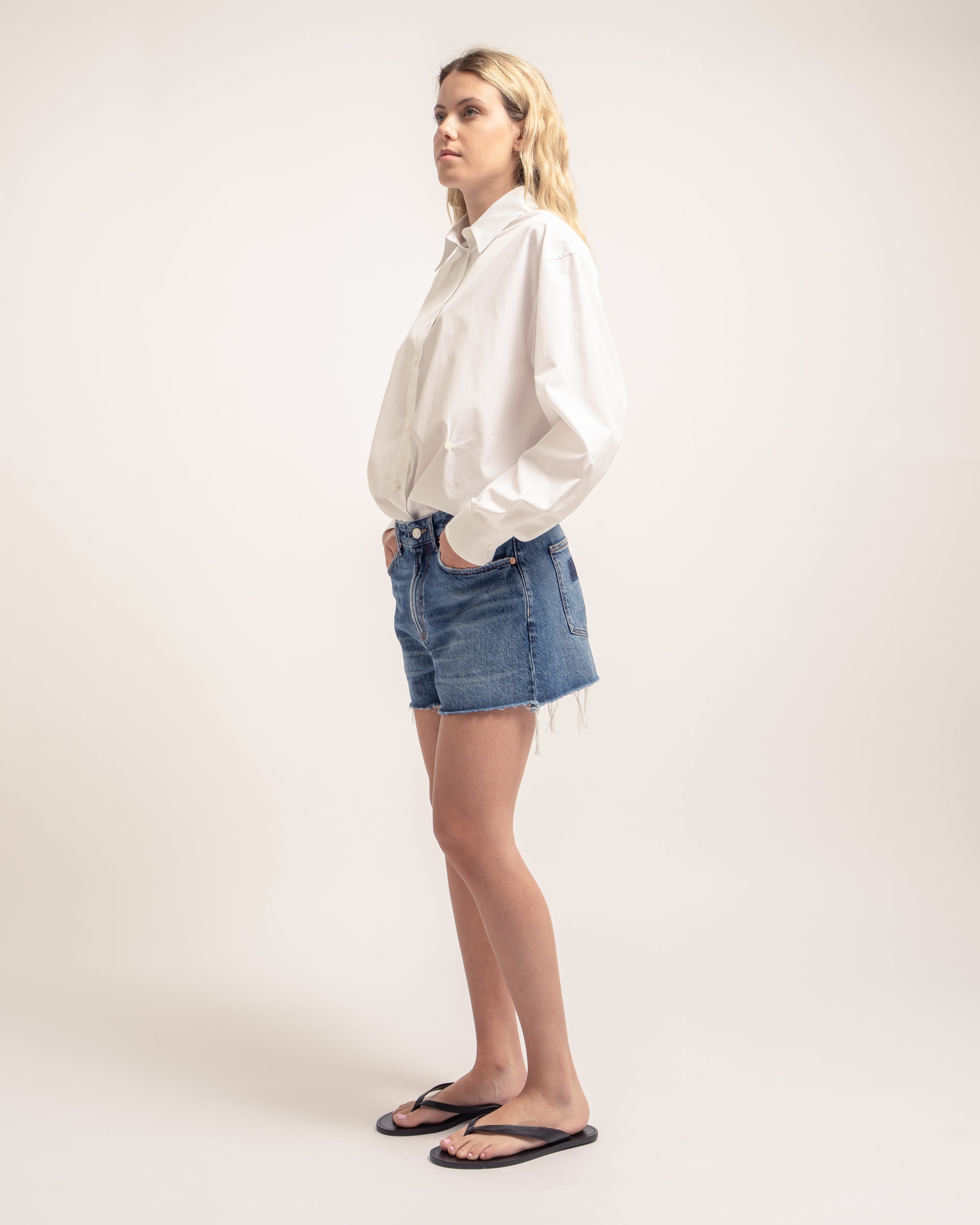 Dance shorts in denim