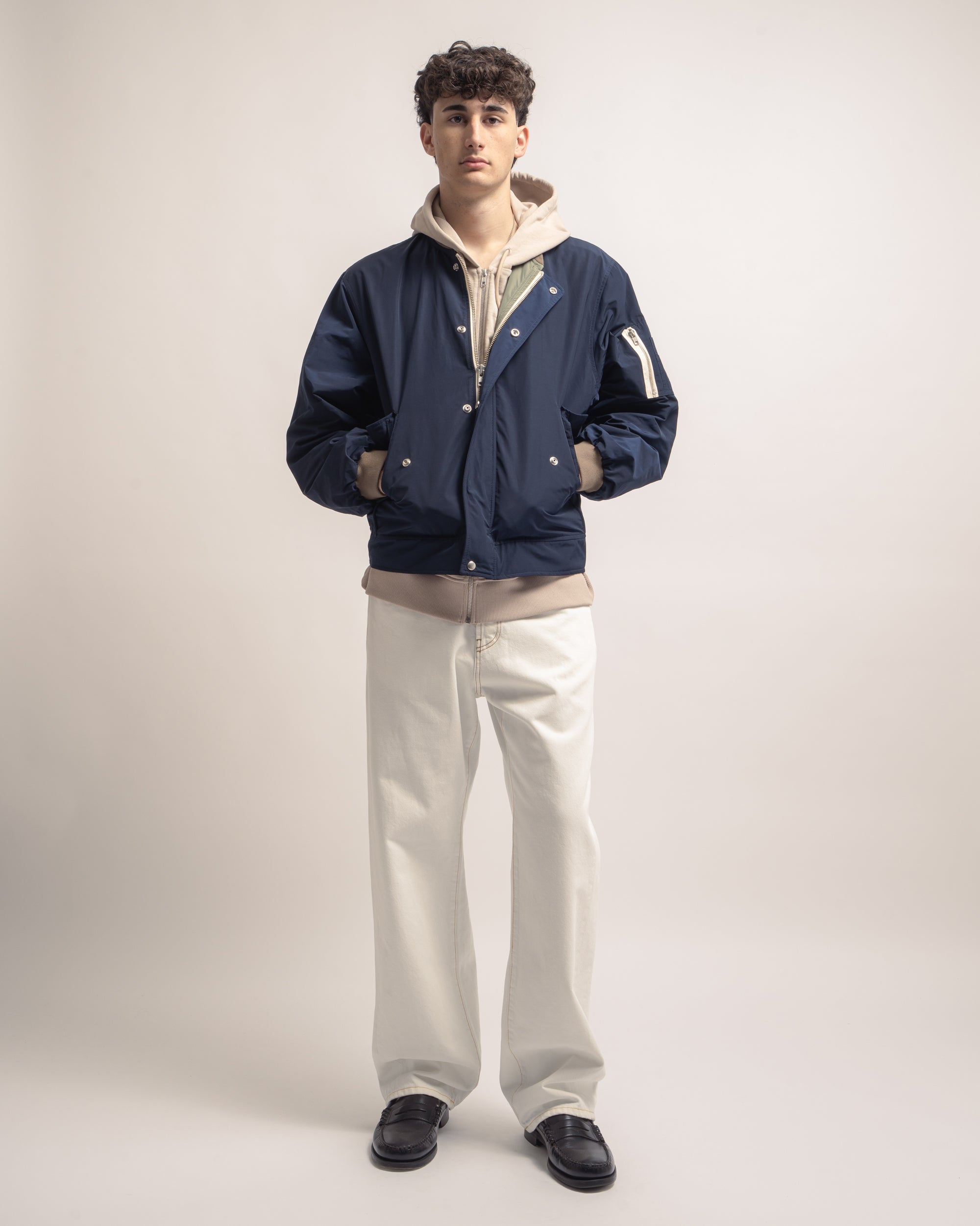 Detroit bomber in tessuto tecnico