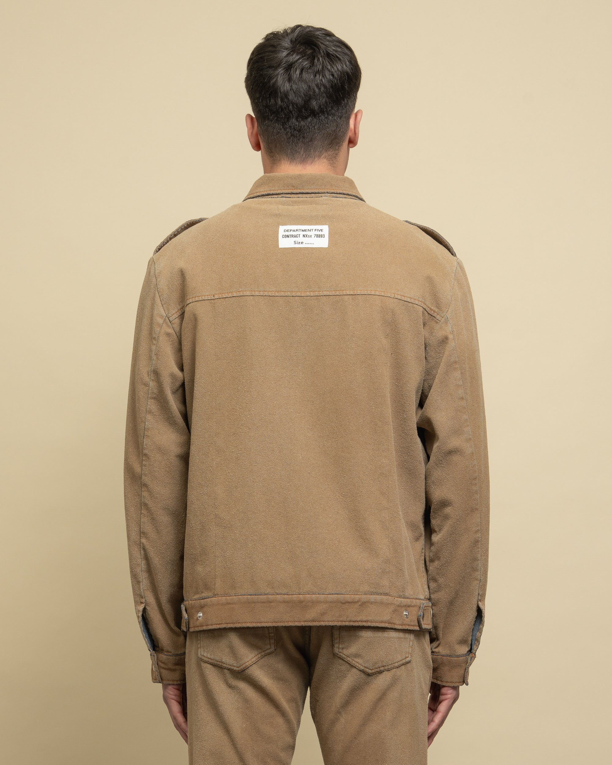 Doran flocked denim jacket