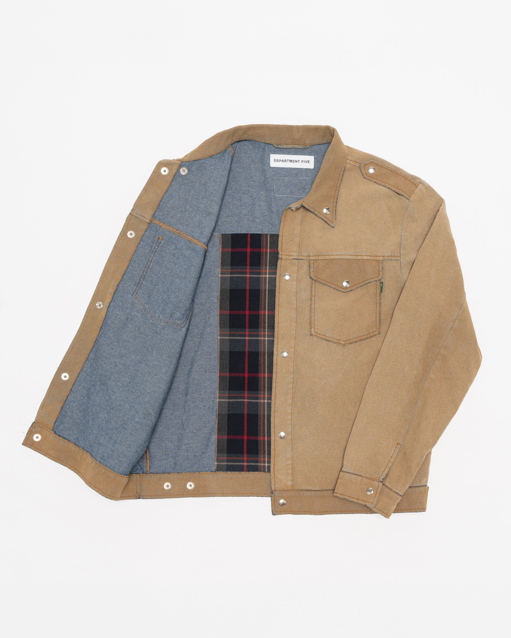 Doran flocked denim jacket