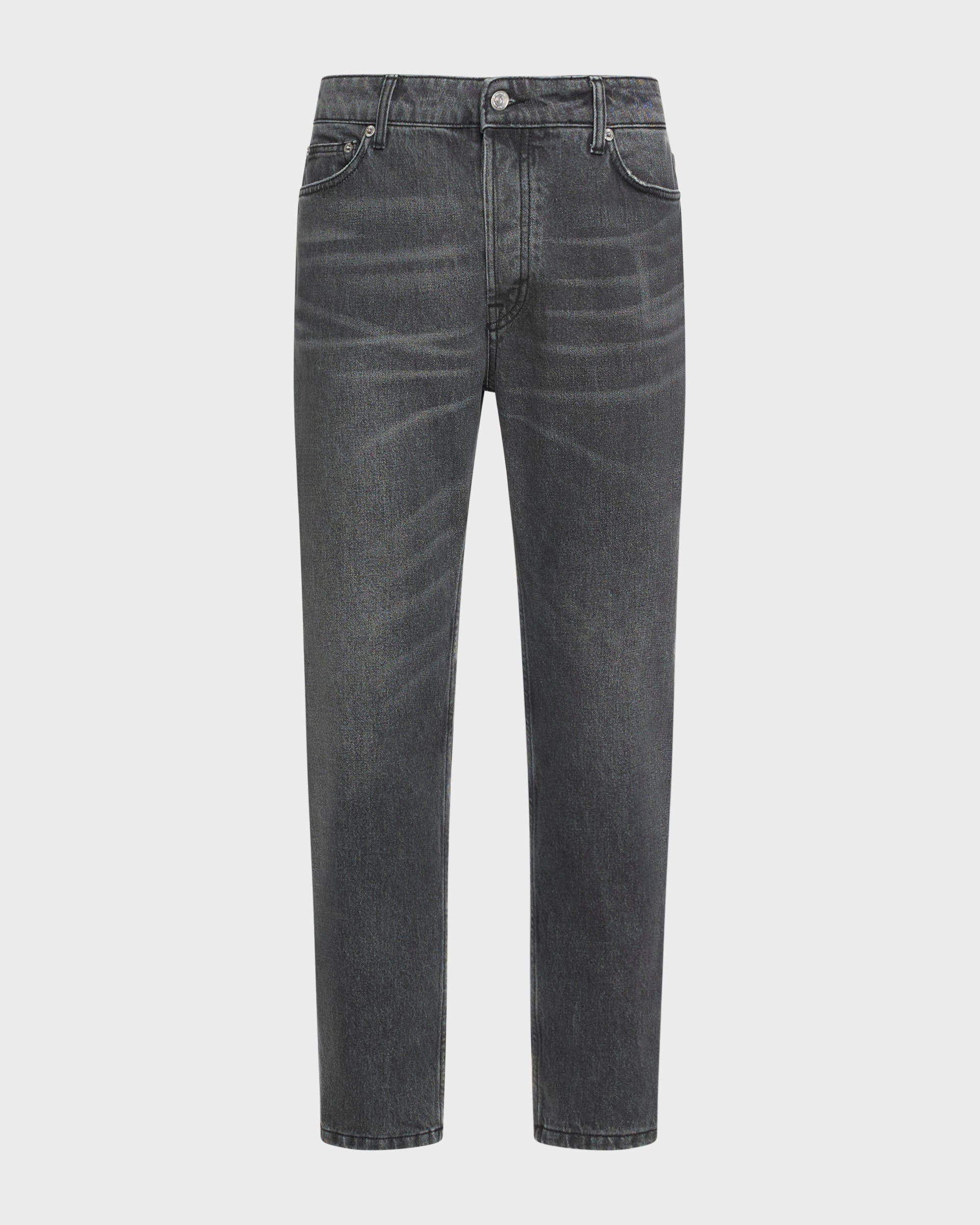 Drake slim-fit cropped jeans in firm denim