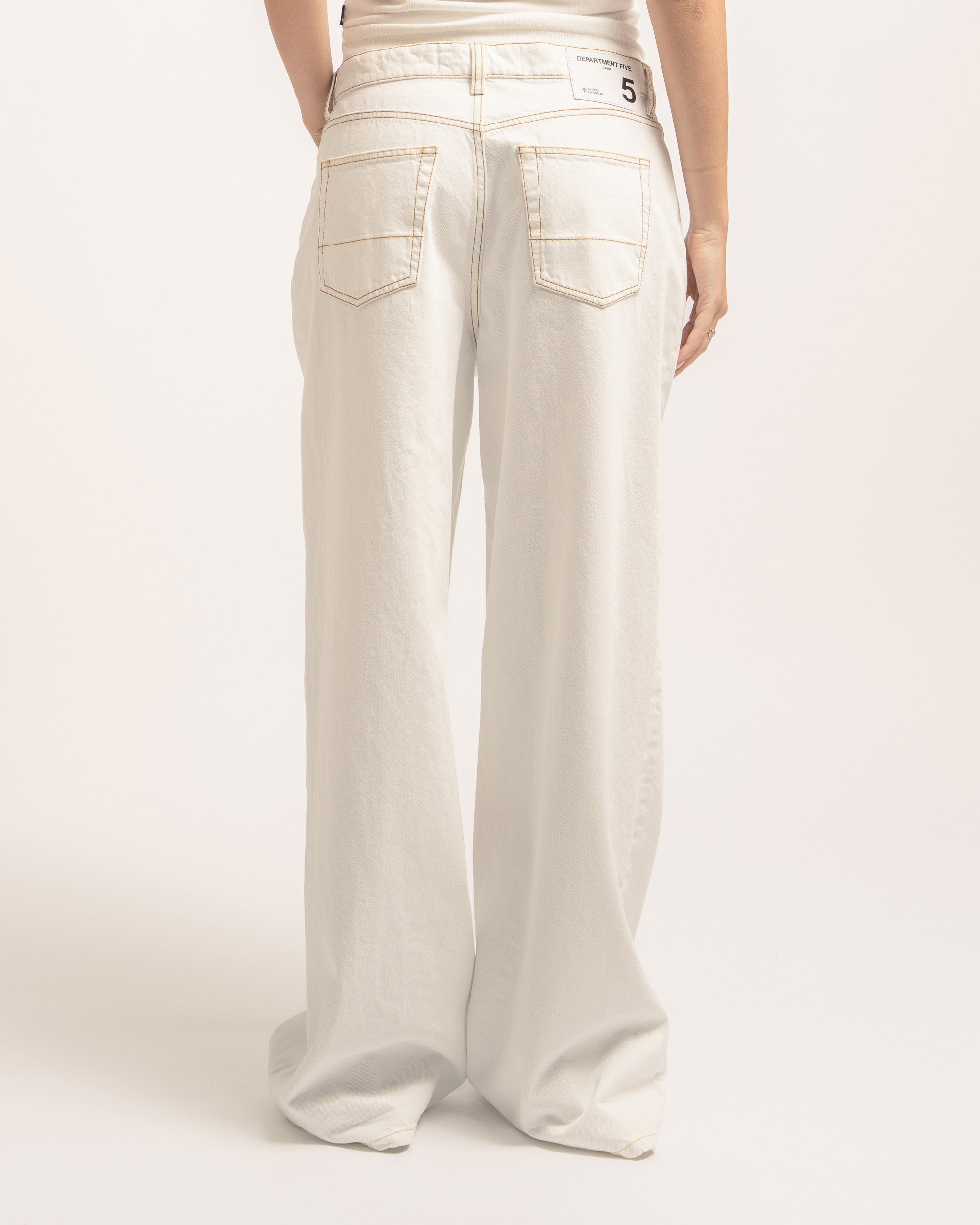 Express jeans gamba ampia in denim fermo