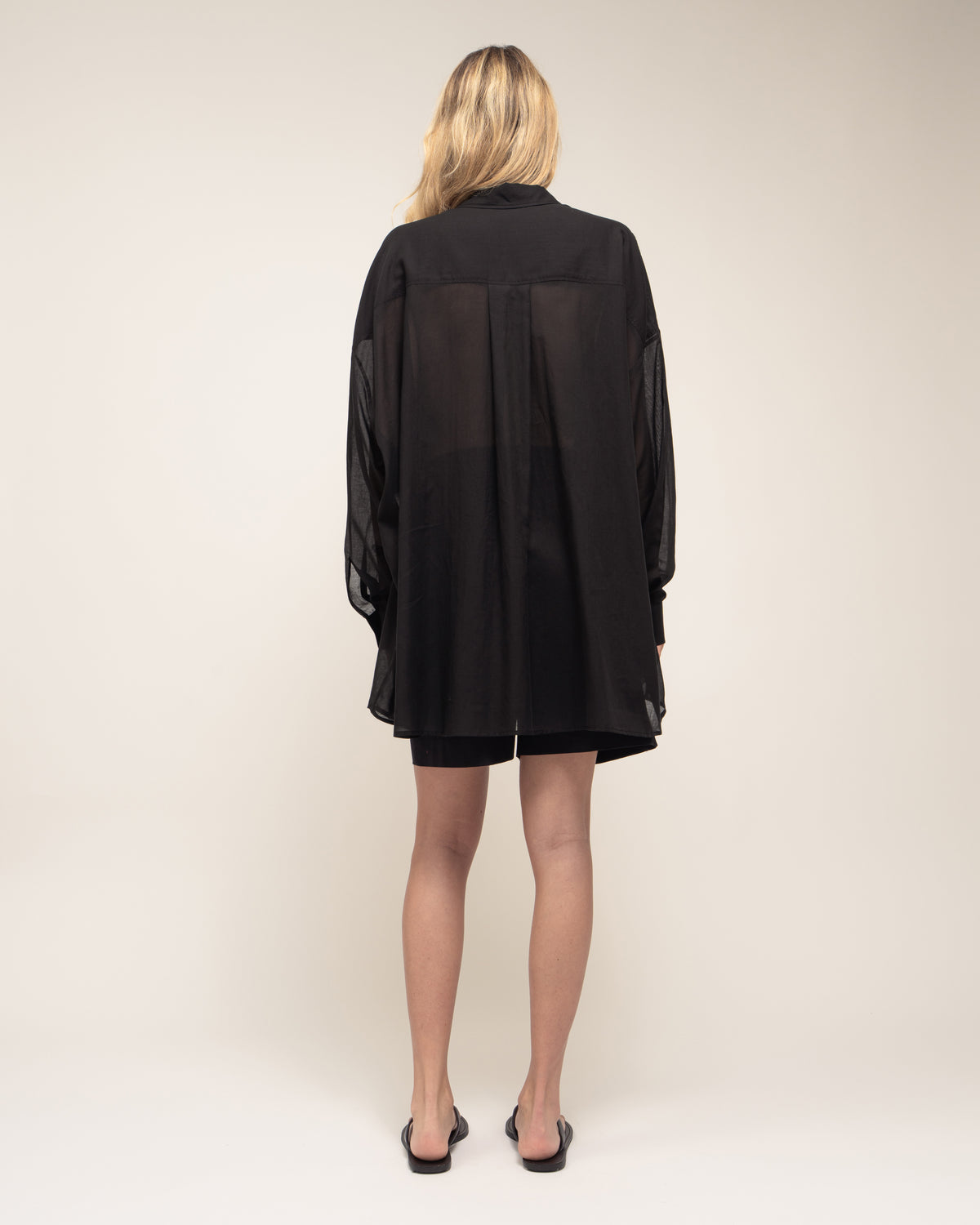 Fire camicia oversize in mussola