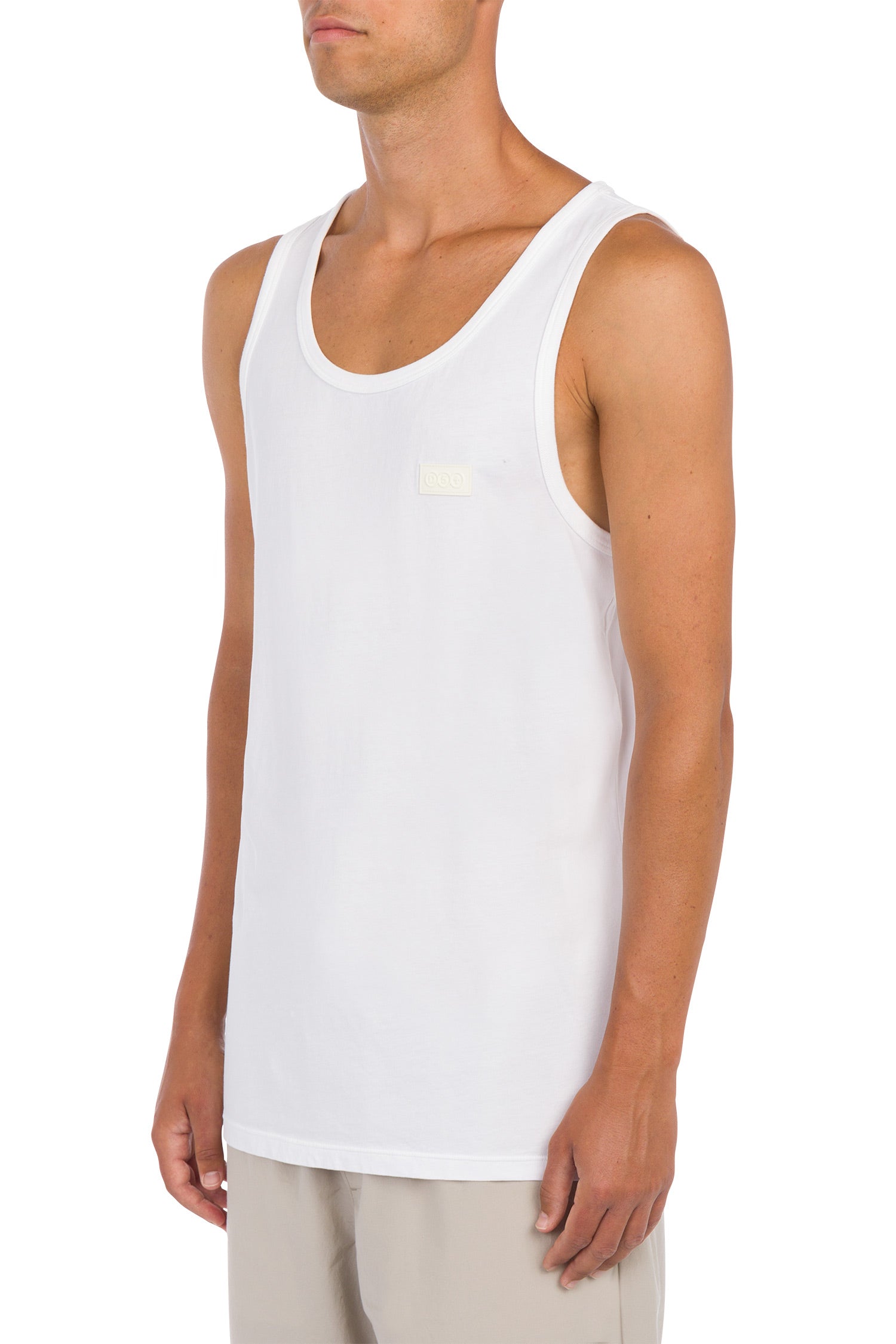 Flac tank top in white cotton