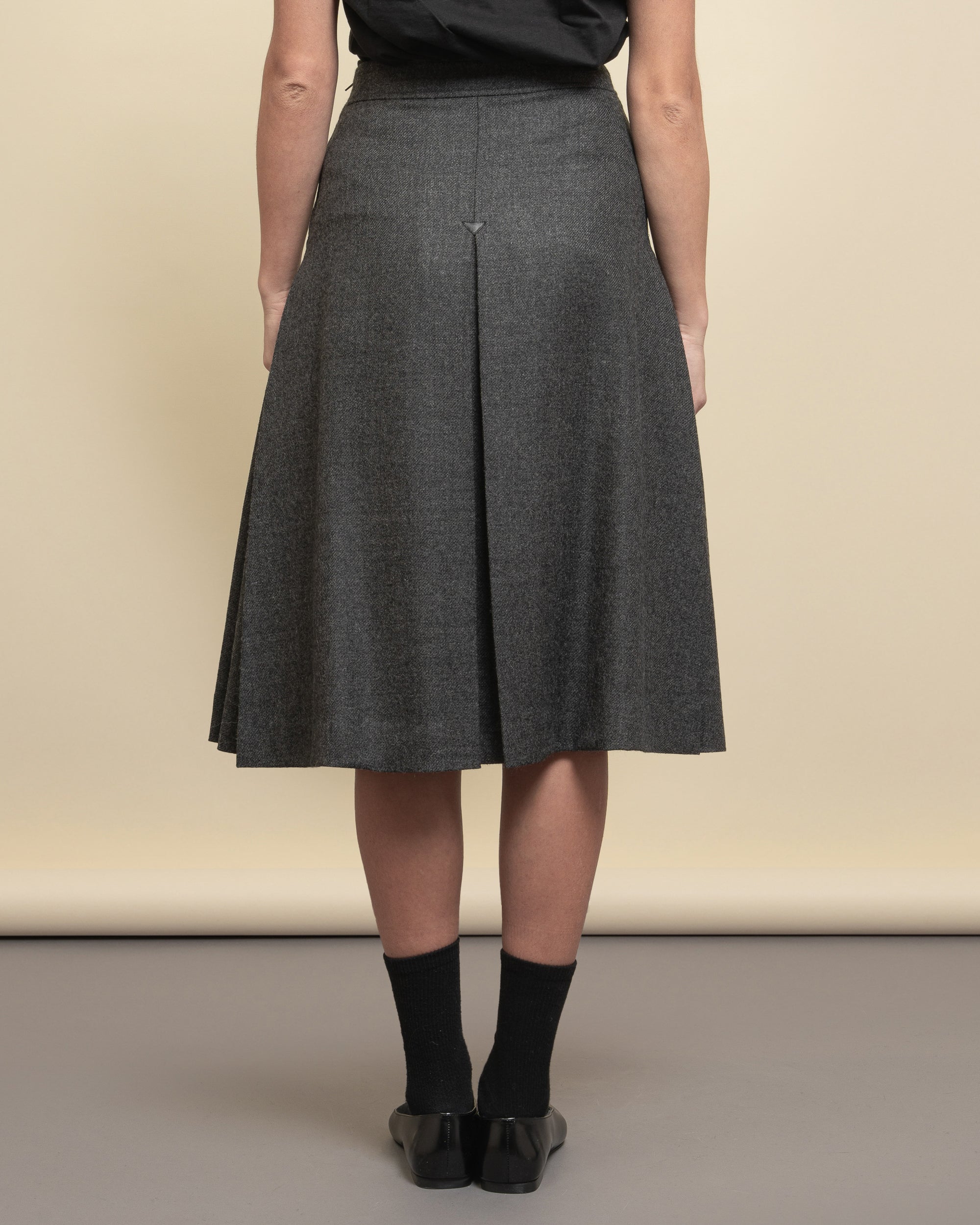 Float midi skirt in cloth