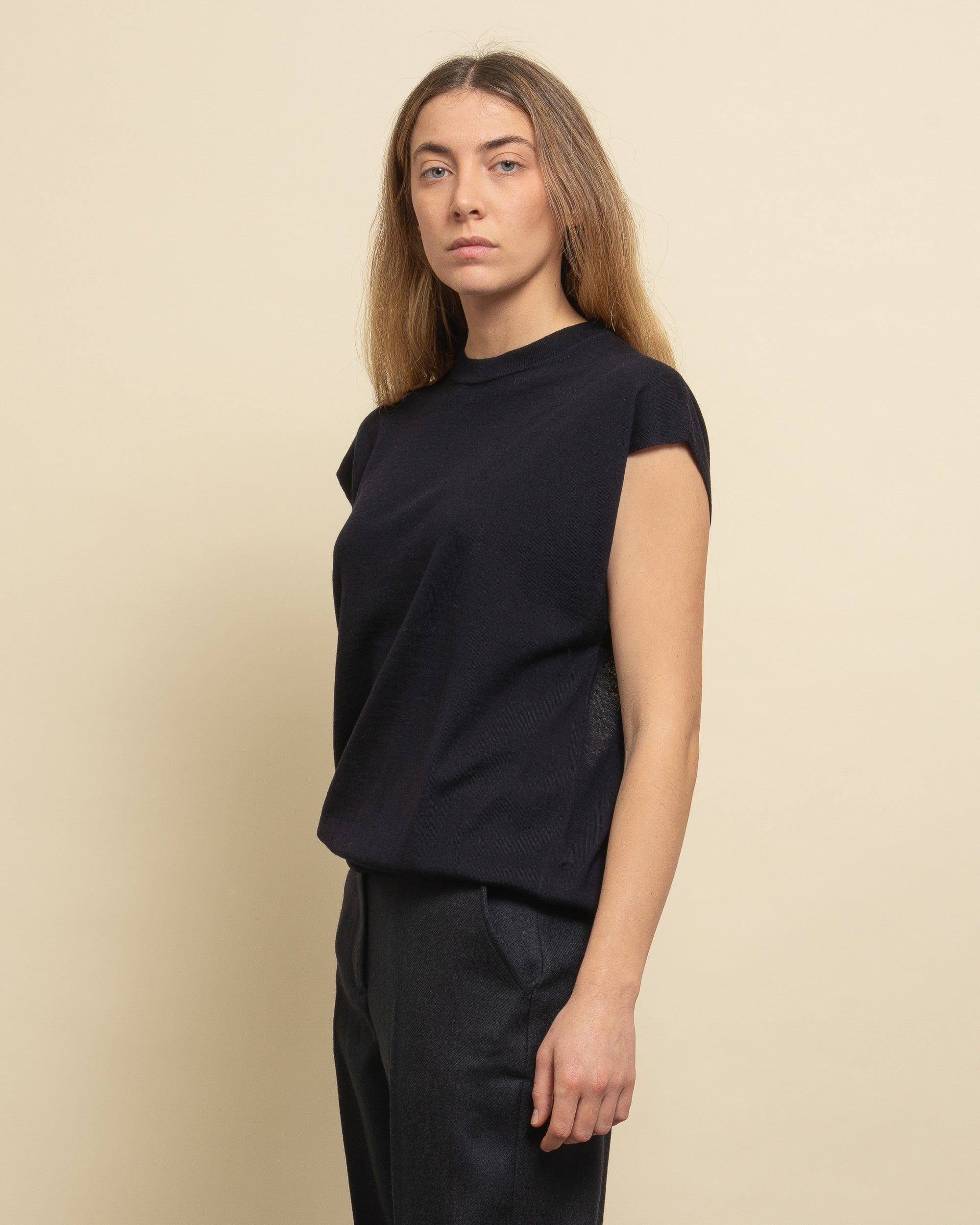 Gabuti gilet merinos con oblò