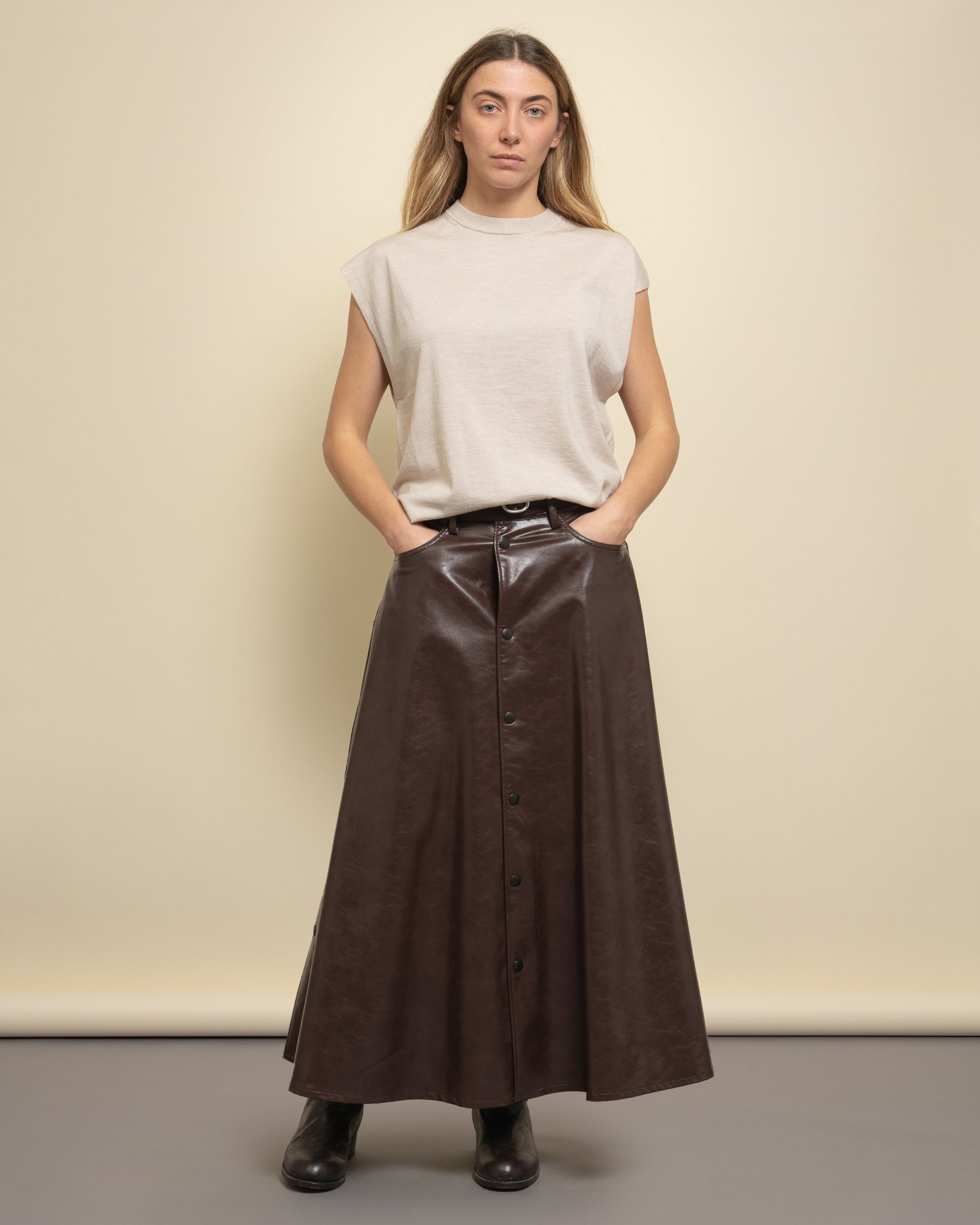 Gabuti gilet in merinos con oblò