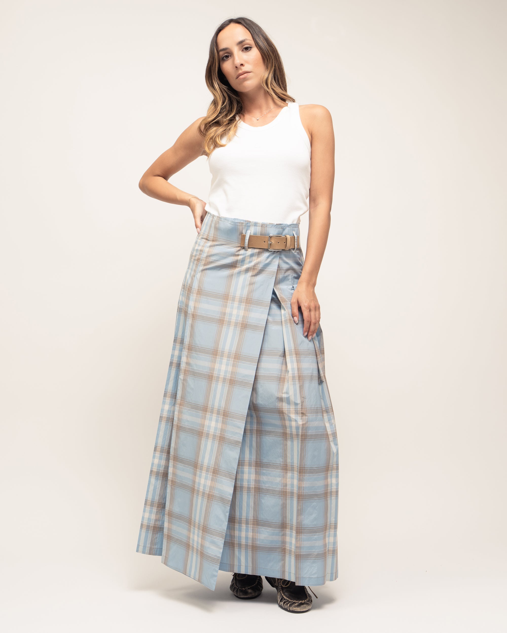 Gilles gonna kilt lunga in tartan