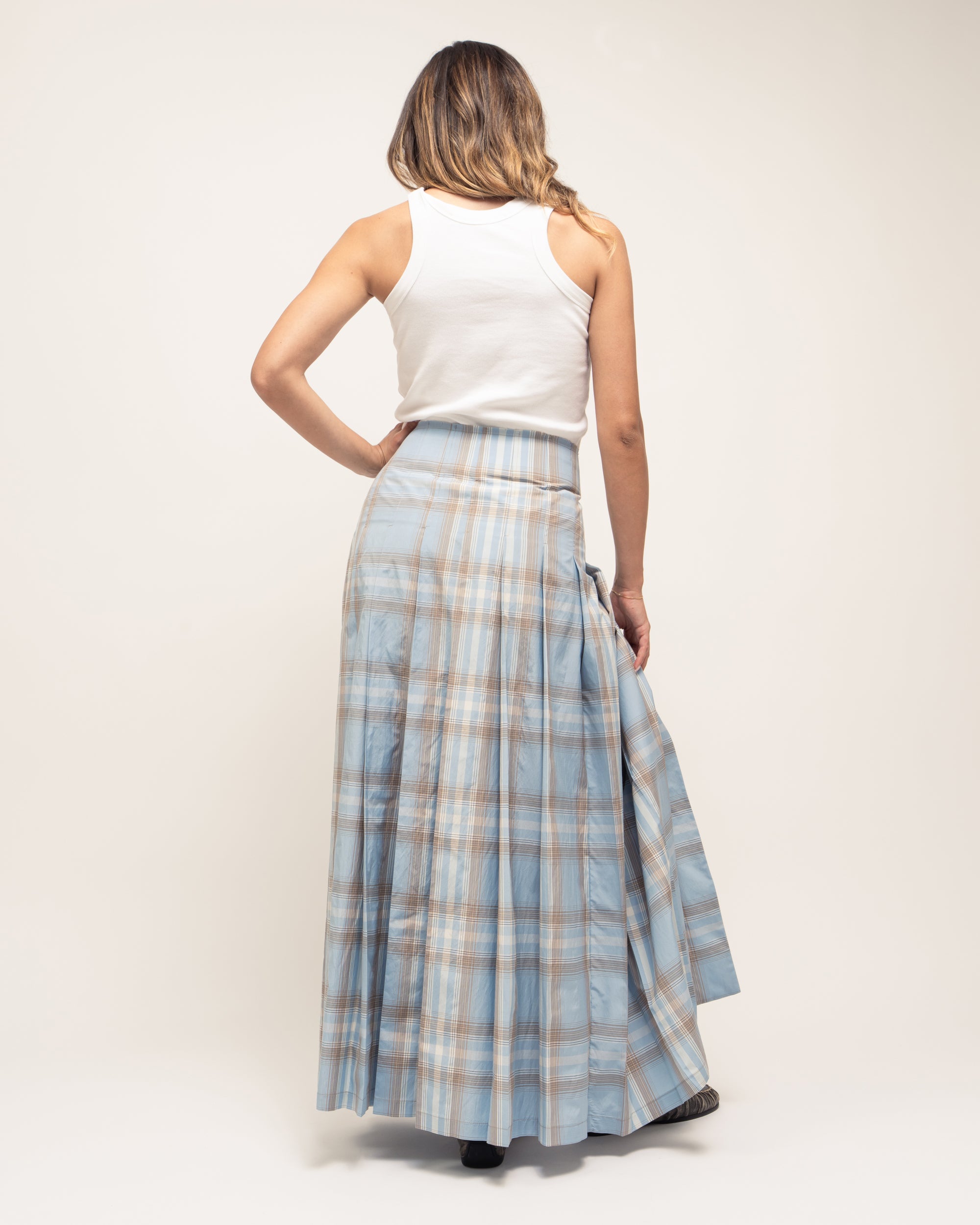 Gilles gonna kilt lunga in tartan