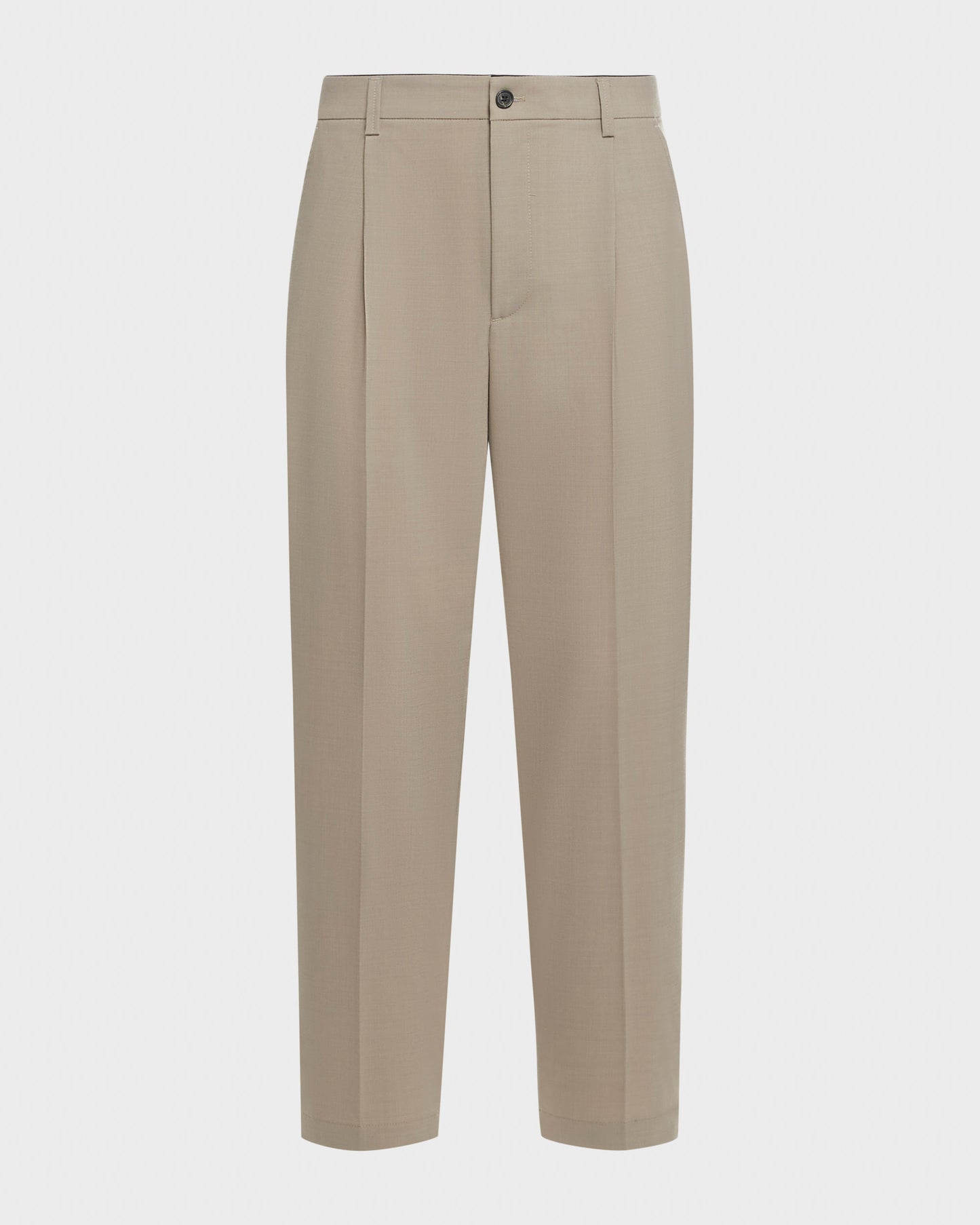 Gin pantalone chino gamba ampia in fresco lana stretch