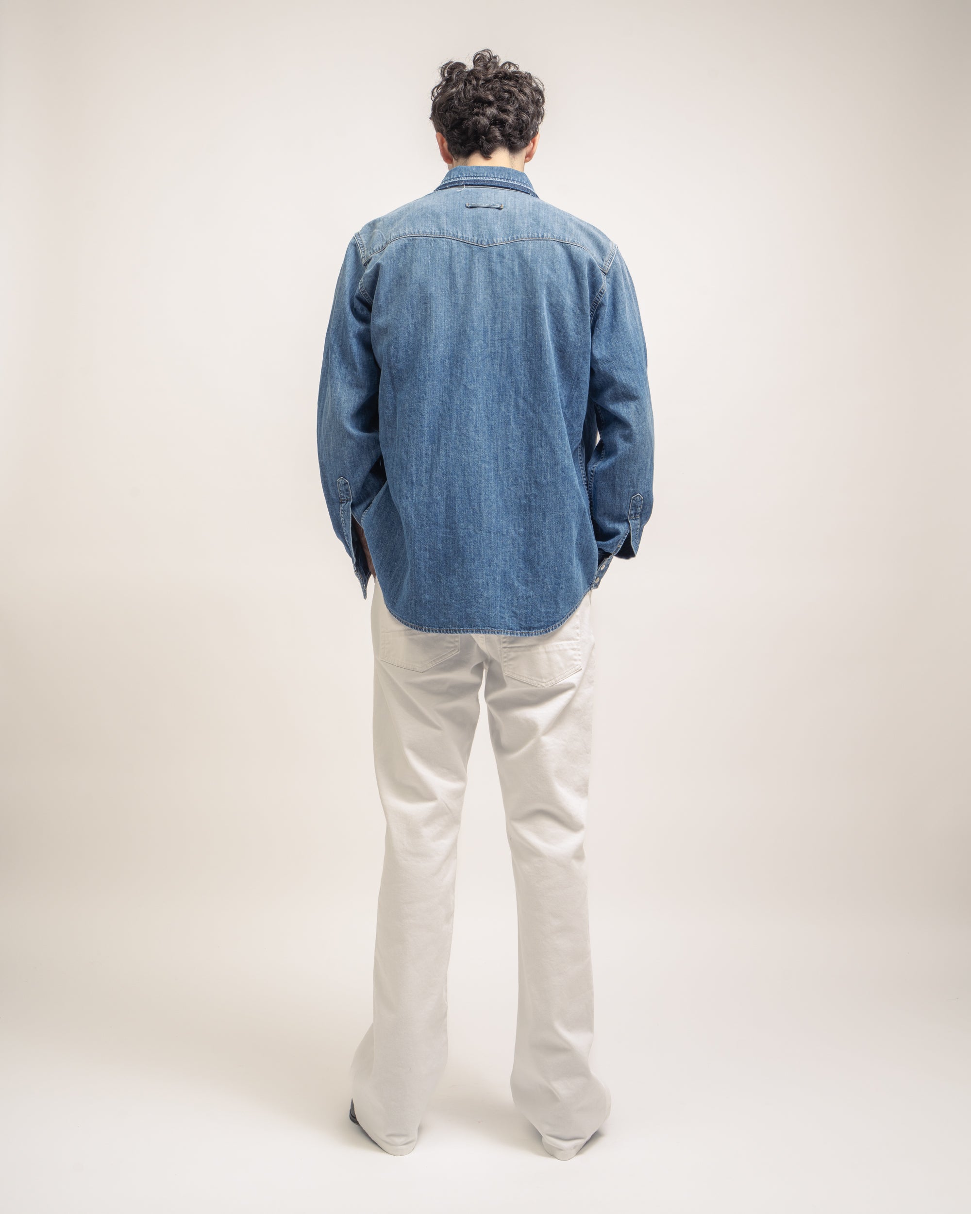 Gospel camicia western in denim