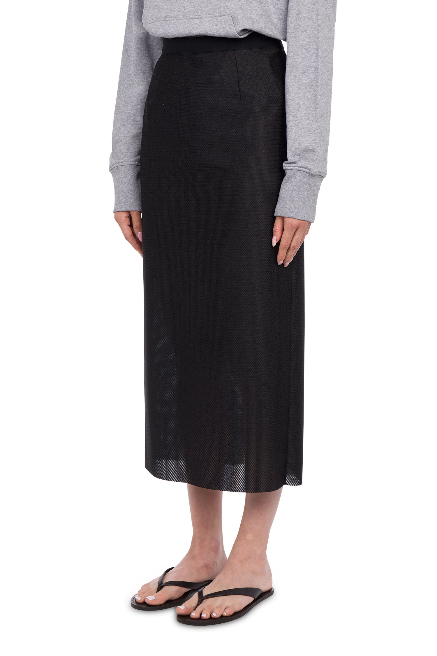 Gout pencil skirt in mesh 