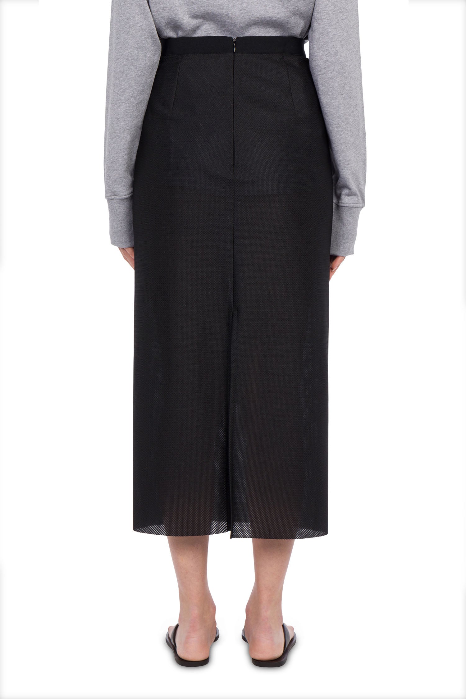 Gout pencil skirt in mesh 