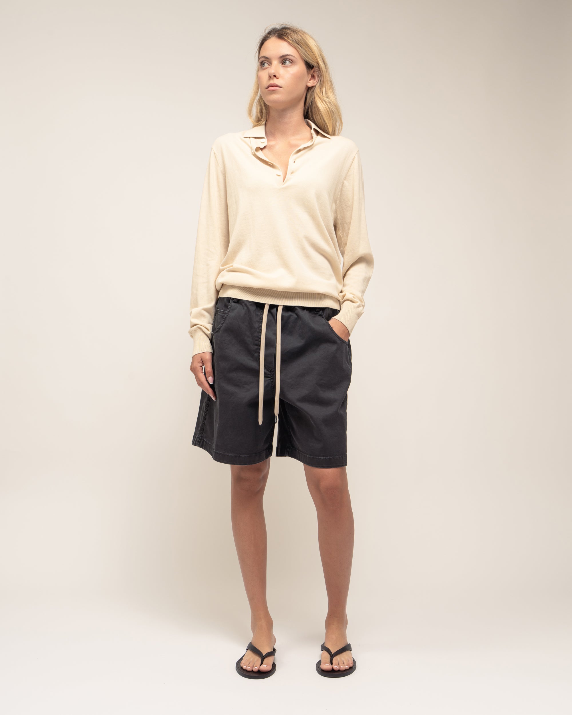 Hampton long-sleeved polo shirt