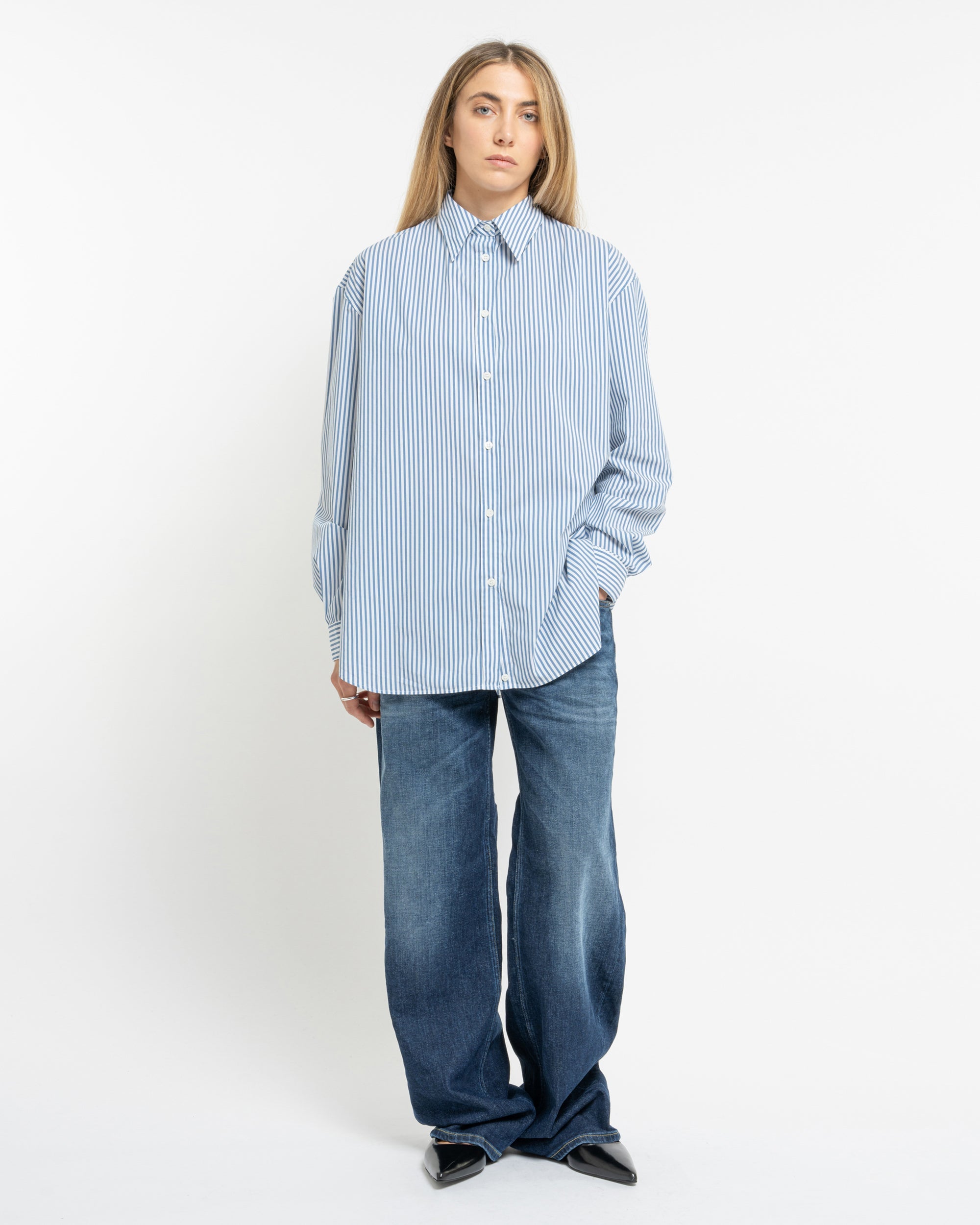 Hangar oversized poplin shirt