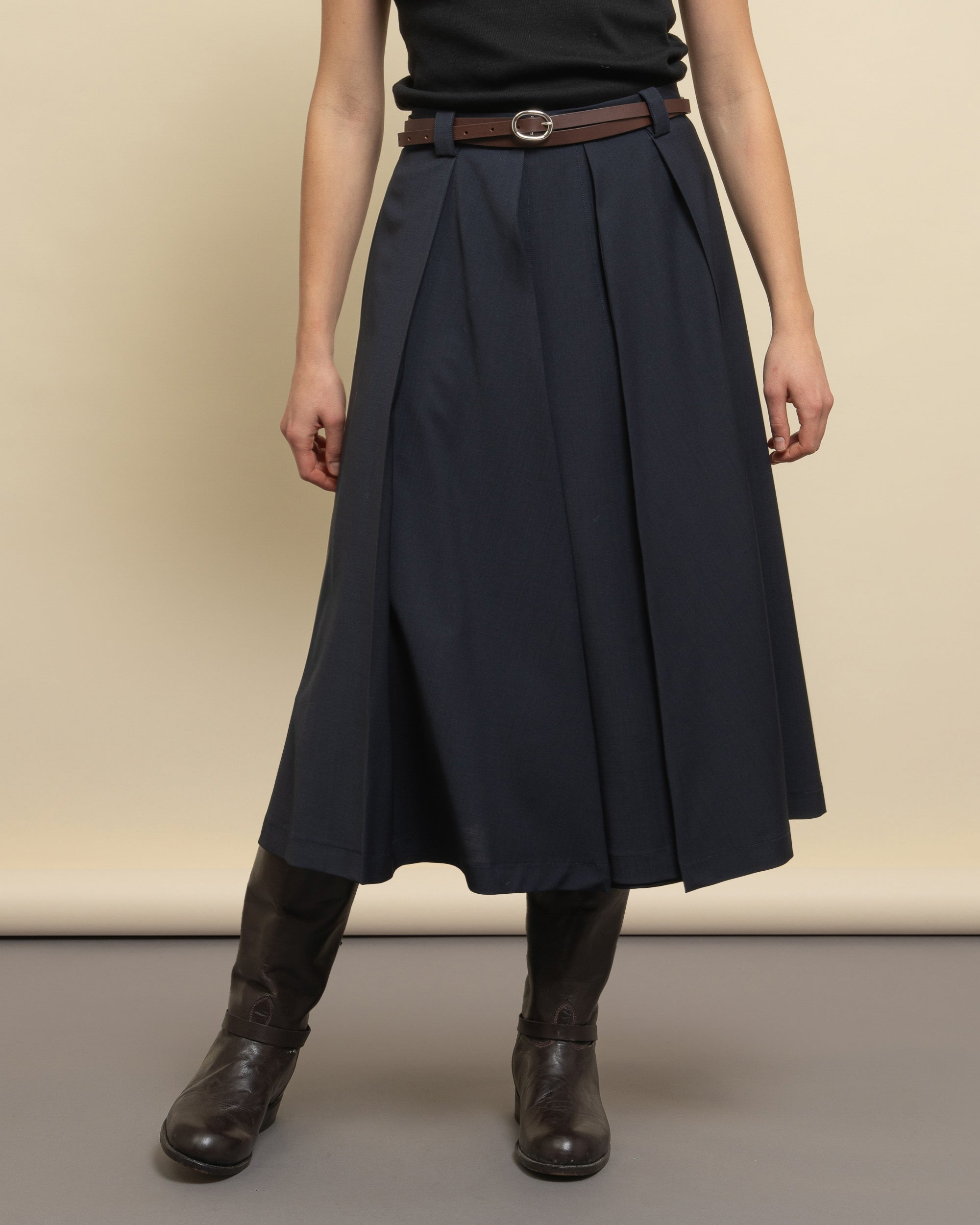 Henrique midi skirt in wool freco