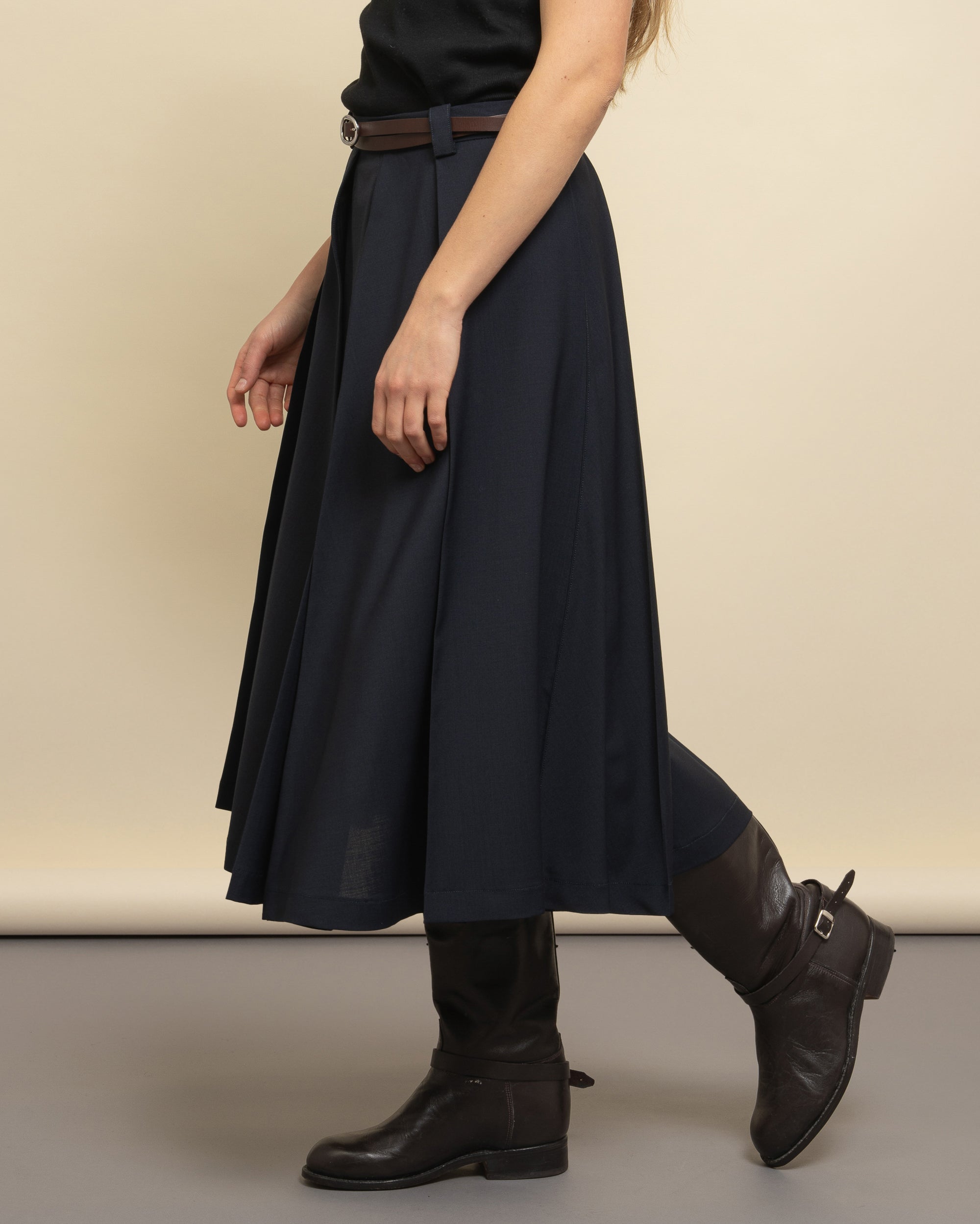 Henrique midi skirt in wool freco