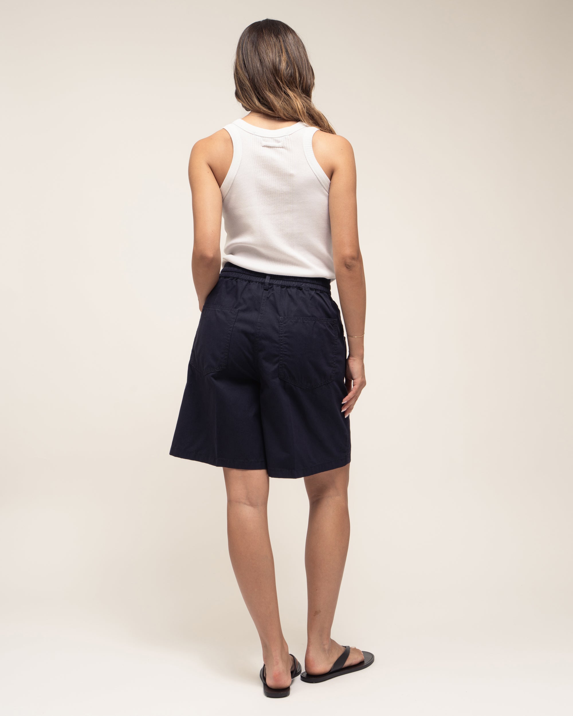 Herbie bermuda coulisse in rib tecnico