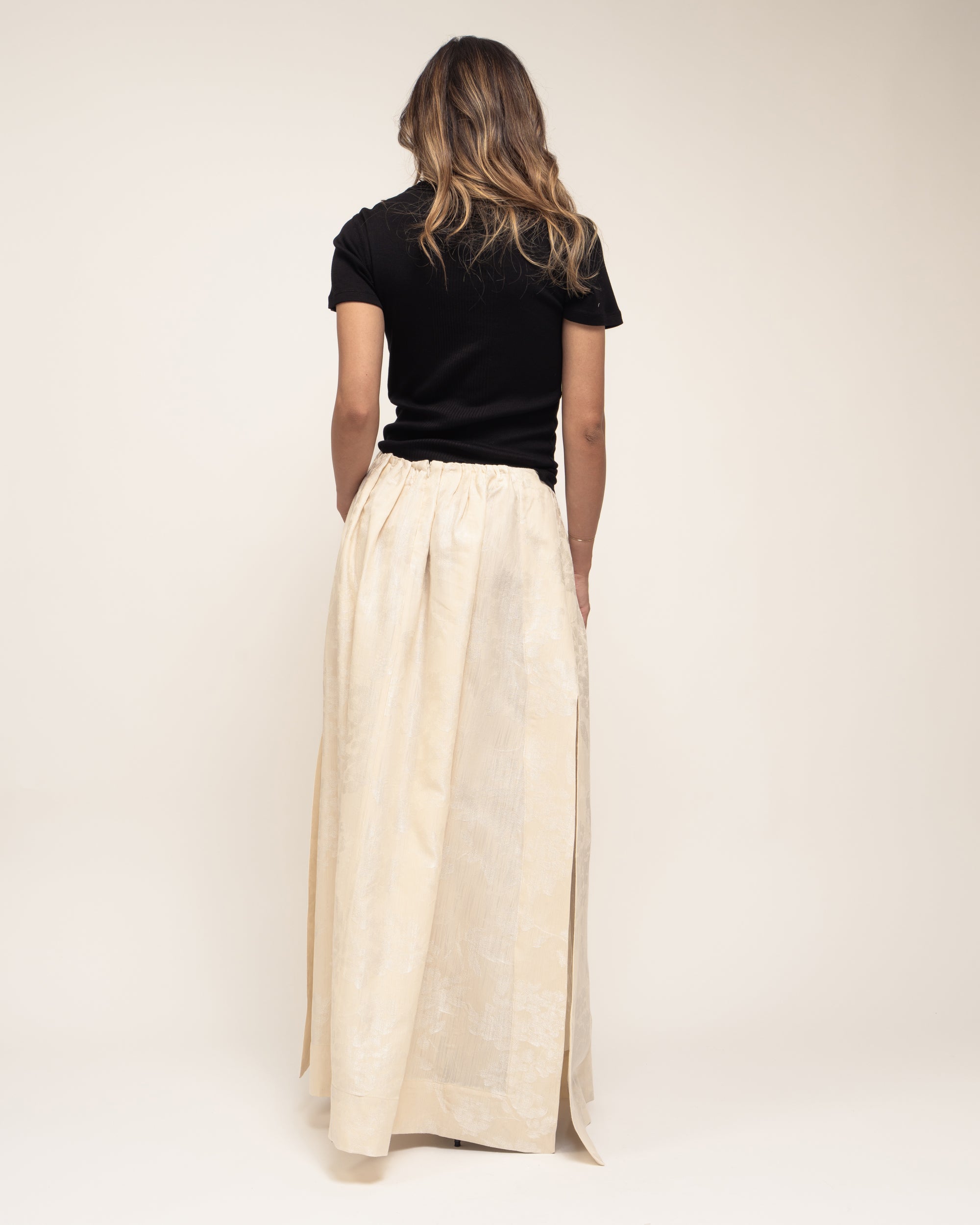 Janelle gonna lunga in damascato