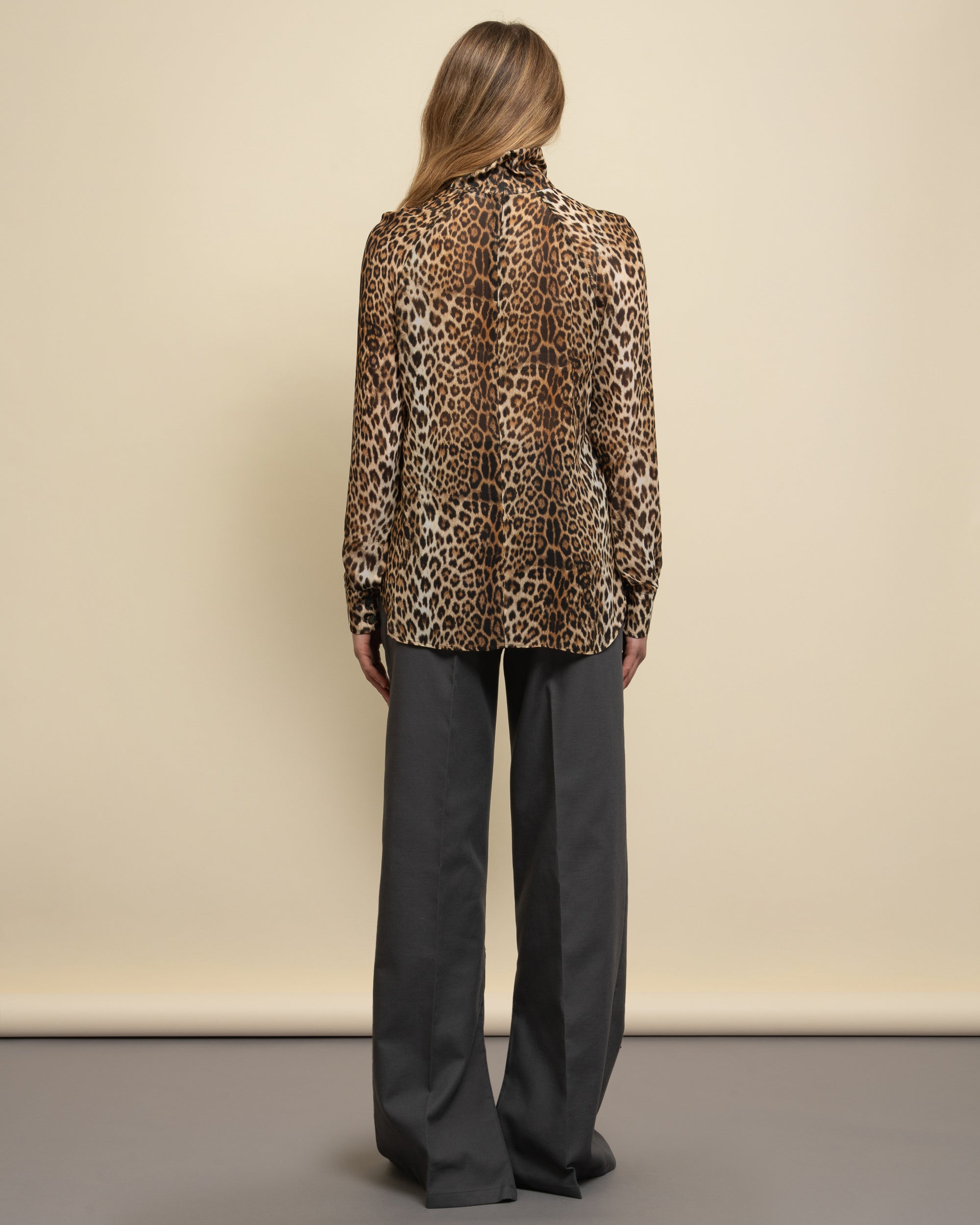 Joria camicia in georgette maculato