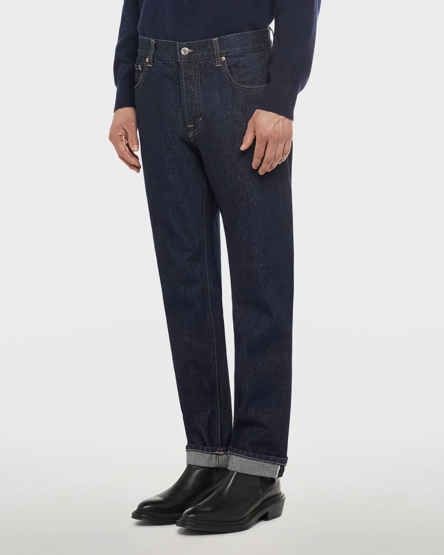 Keith jeans regular in denim cimosato fermo