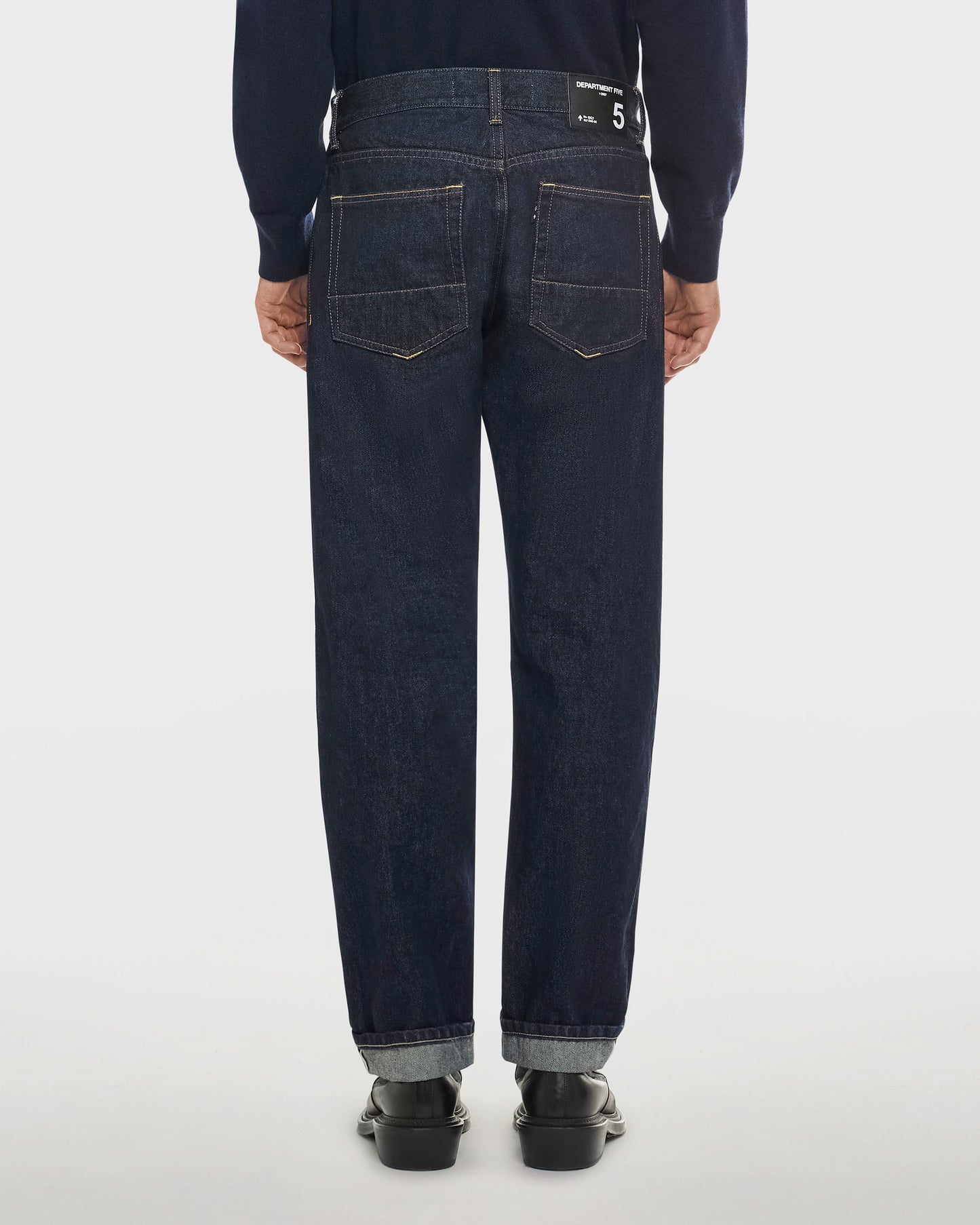 Keith jeans regular in denim cimosato fermo