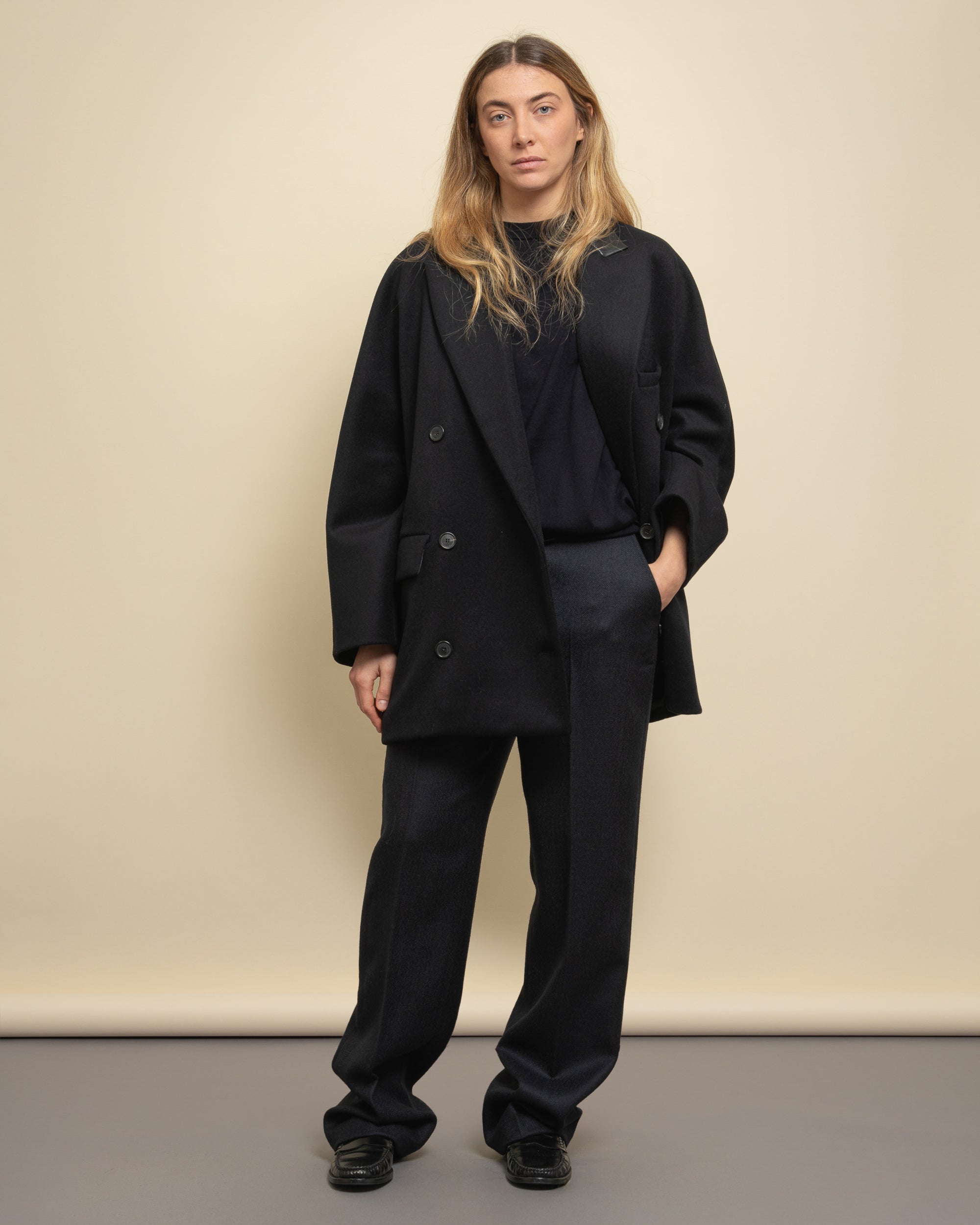 Lamar oversized caban in cloth