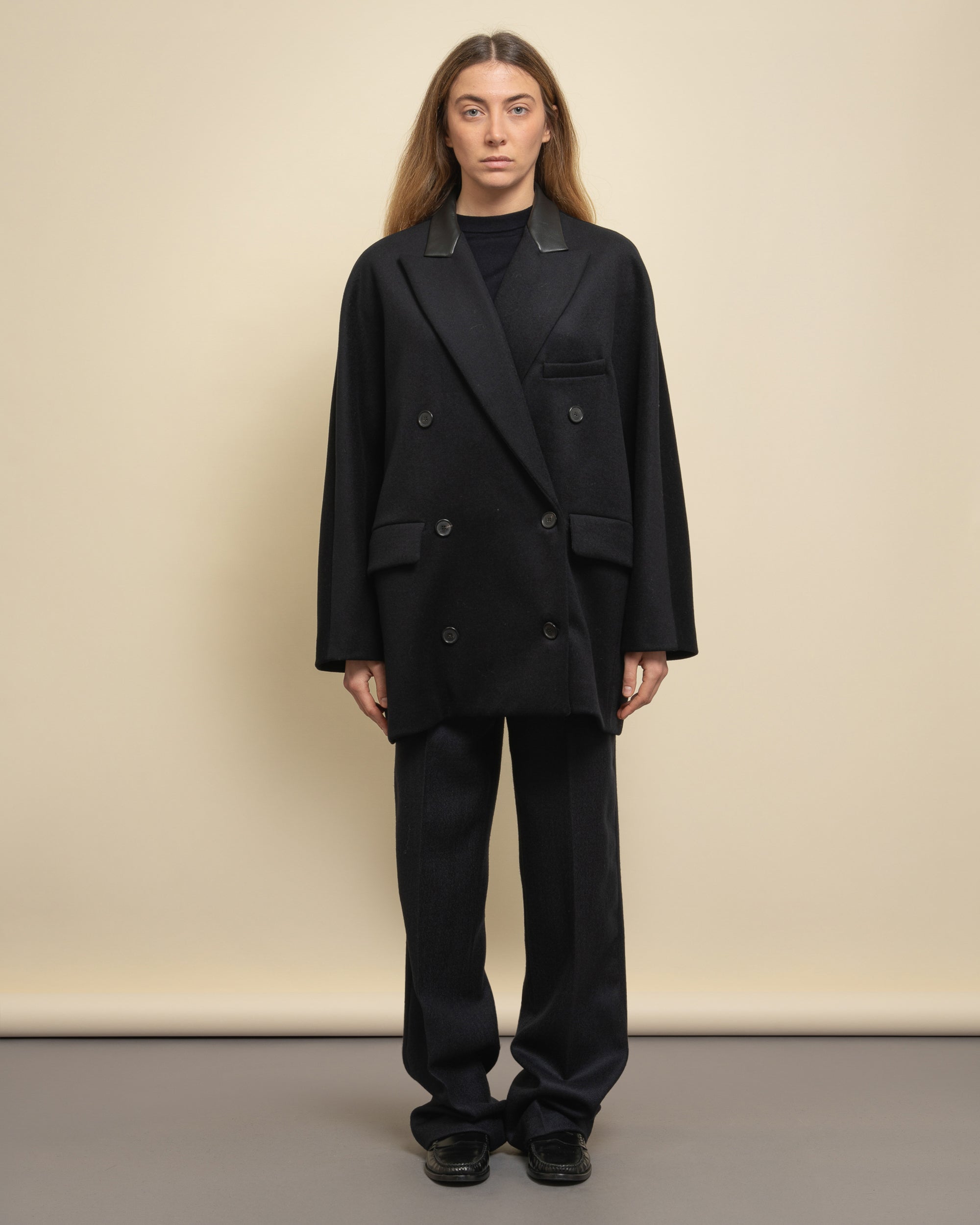 Lamar oversized caban in cloth