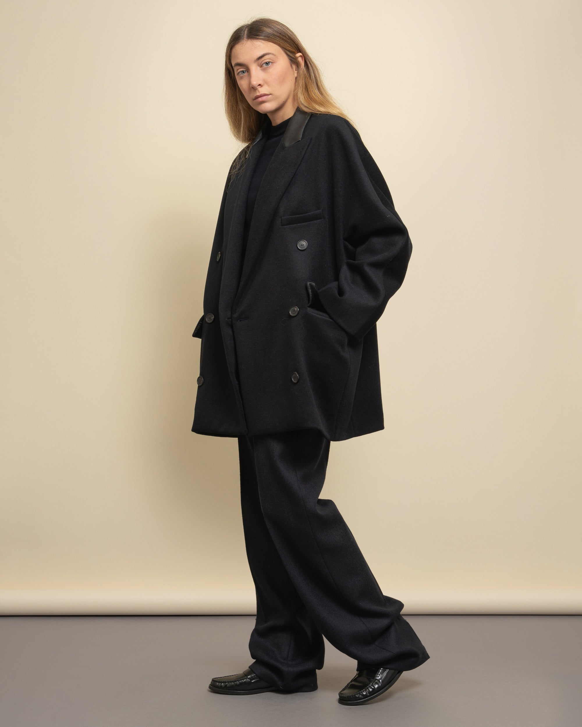 Lamar oversized caban in cloth