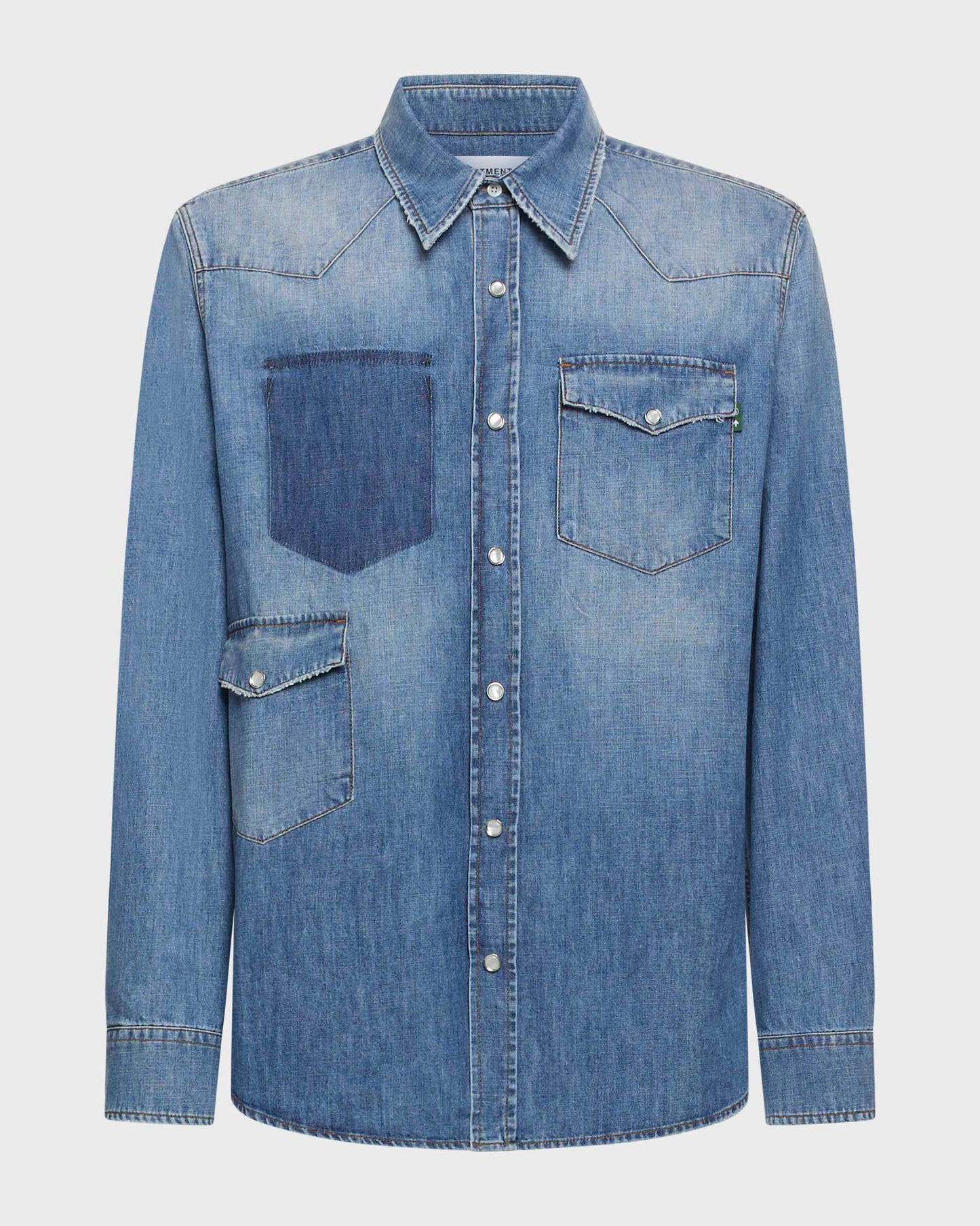 Lamb camicia texana in denim