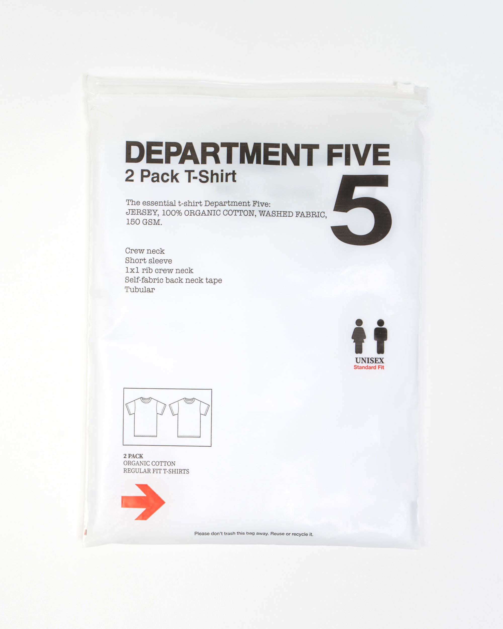 Leland T-shirt in jersey - 2 pack