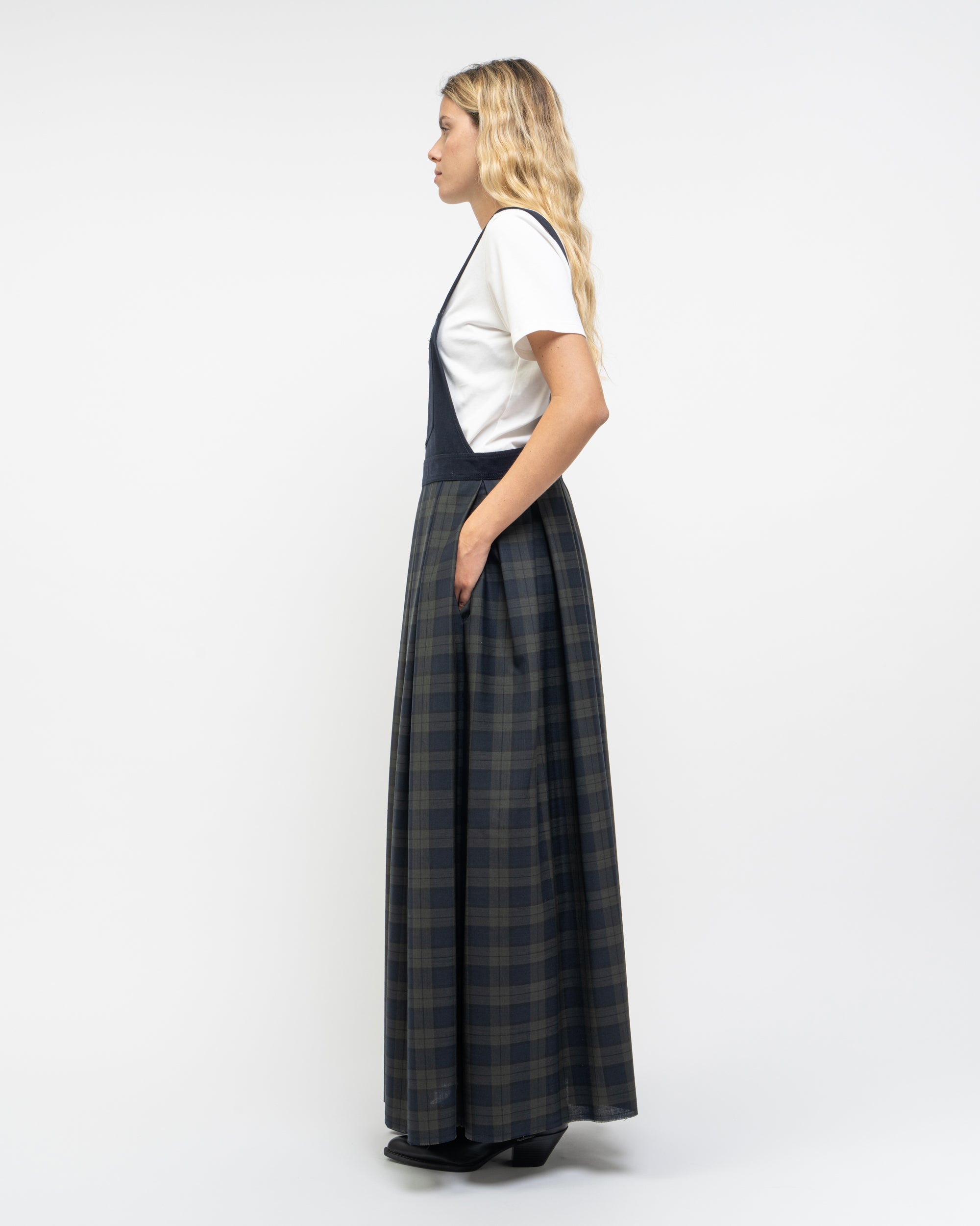 Linton abito salopette in gabardina