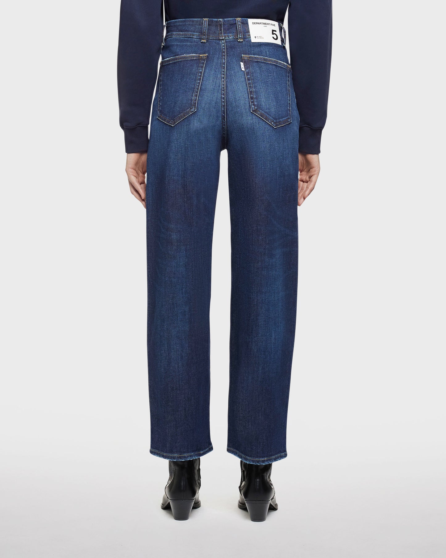 Margie Zip jeans carrot in denim stretch